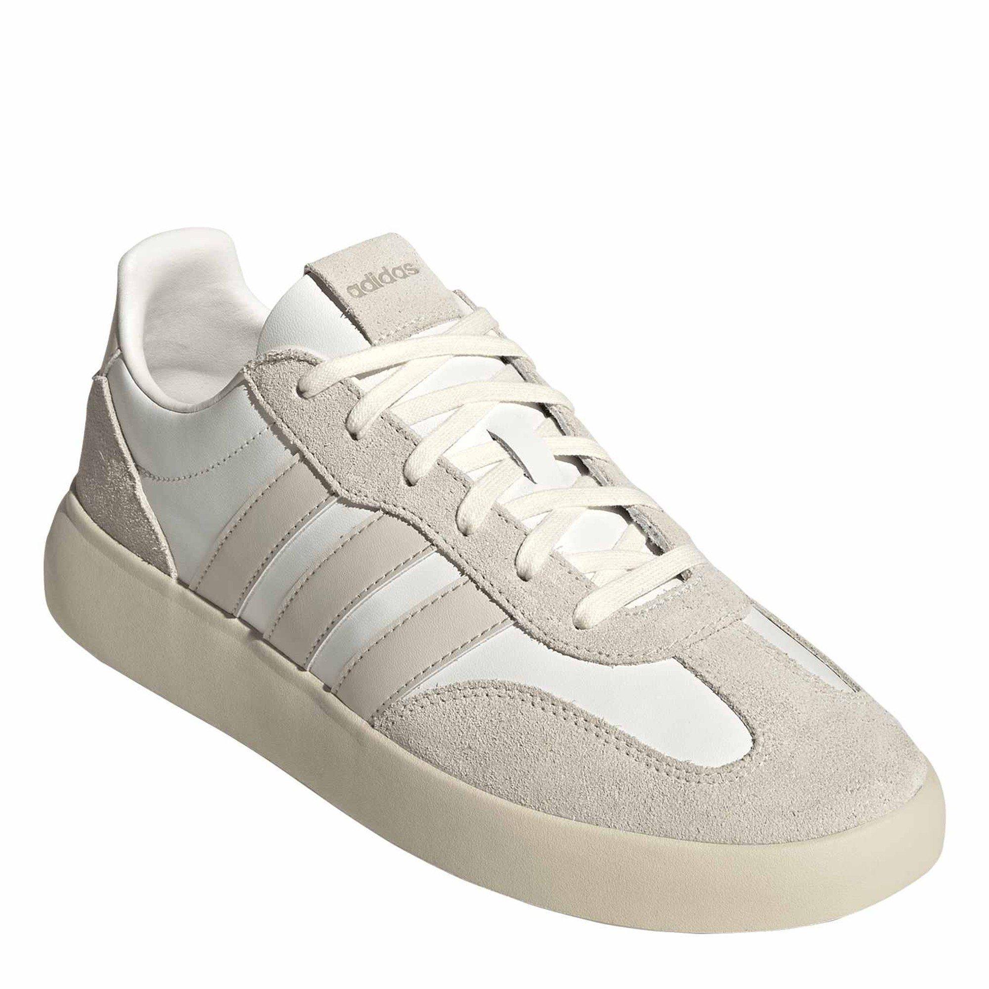 Core White/Alum - adidas - Men's Barreda Decode Lux Low-Top Trainers - 3