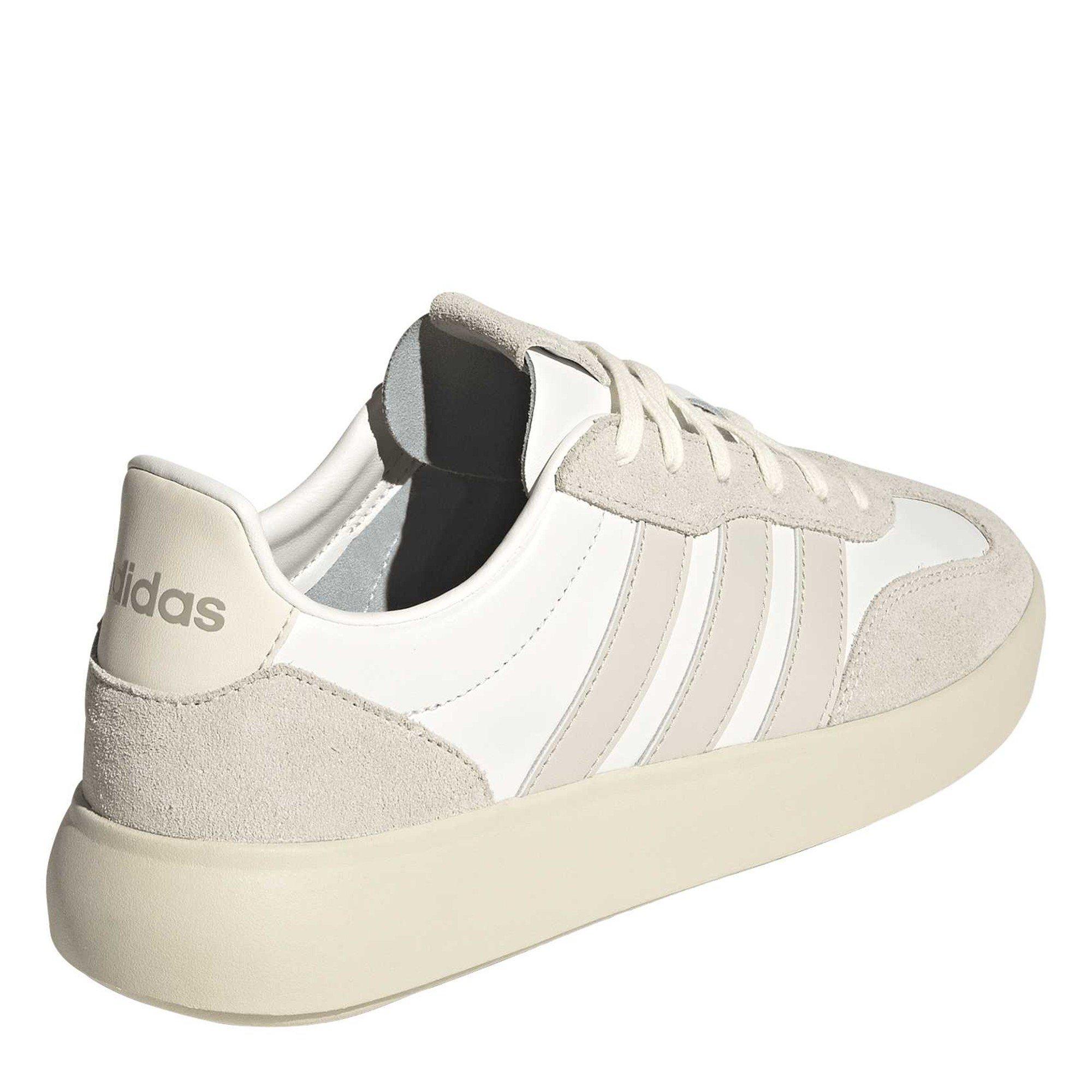 Core White/Alum - adidas - Men's Barreda Decode Lux Low-Top Trainers - 4