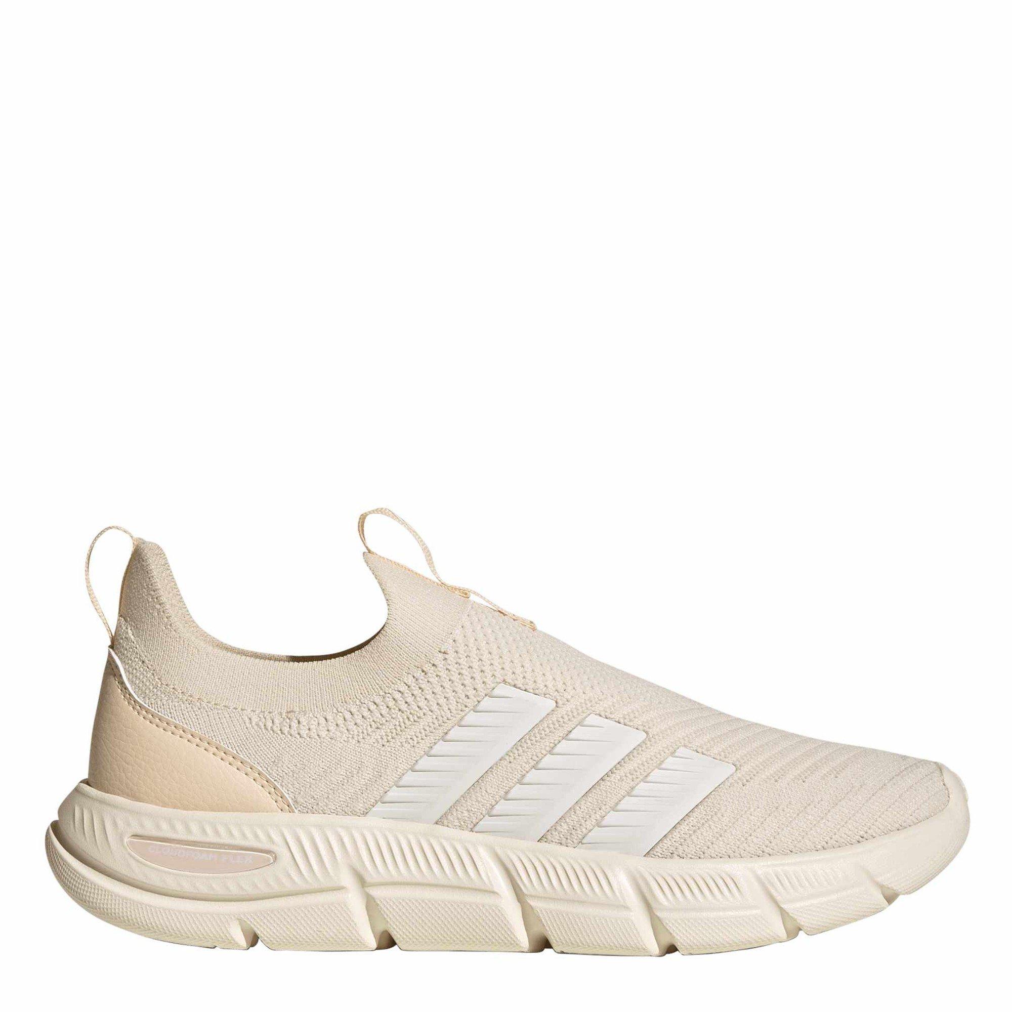 Adidas Men's Cloudfoam Flex Sock Slip On Trainers - Wonder White - 8.5 (42.7)