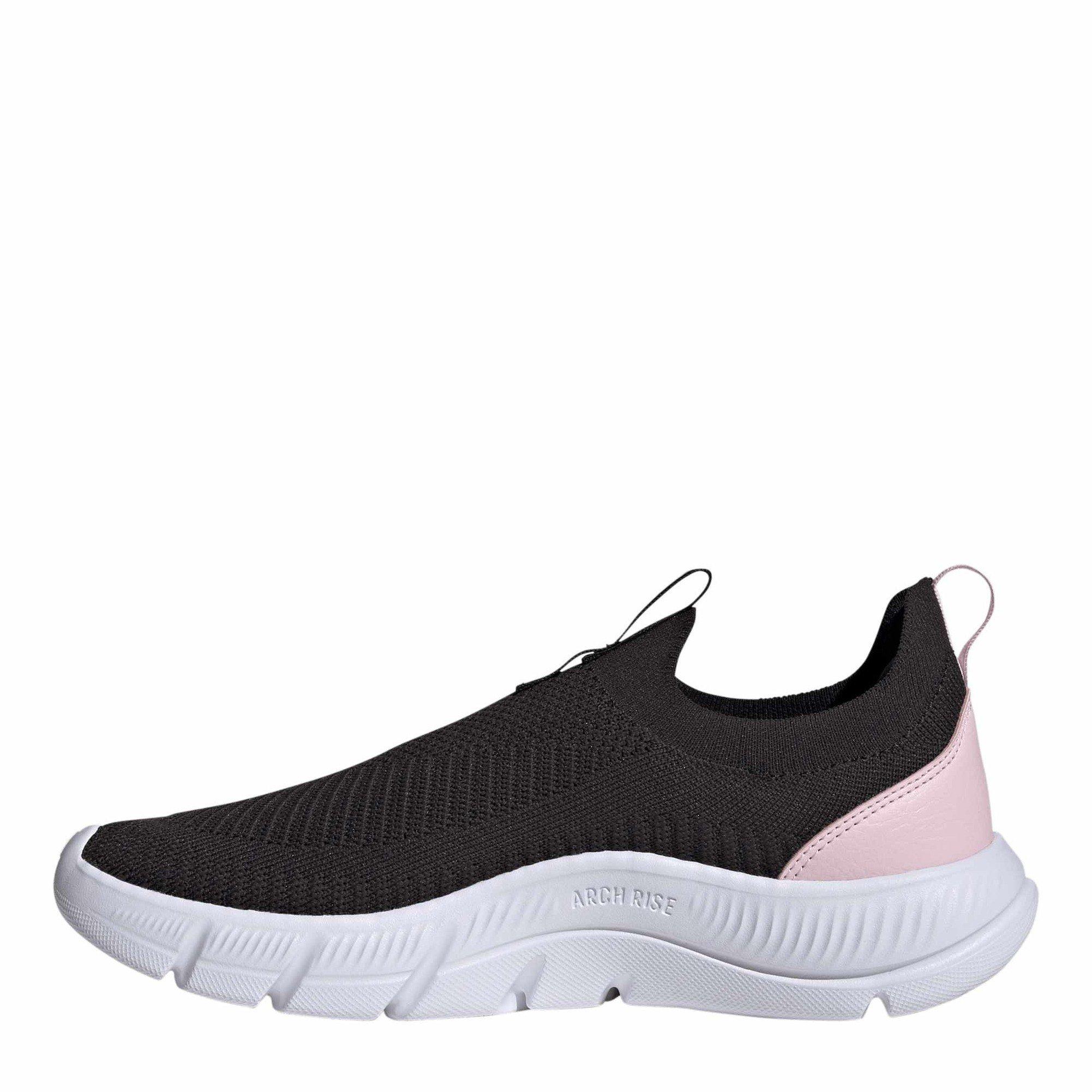 Core Black/Almo - adidas - Unisex Adults' Cloudfoam Flex Sock Slip-On Trainers - 2