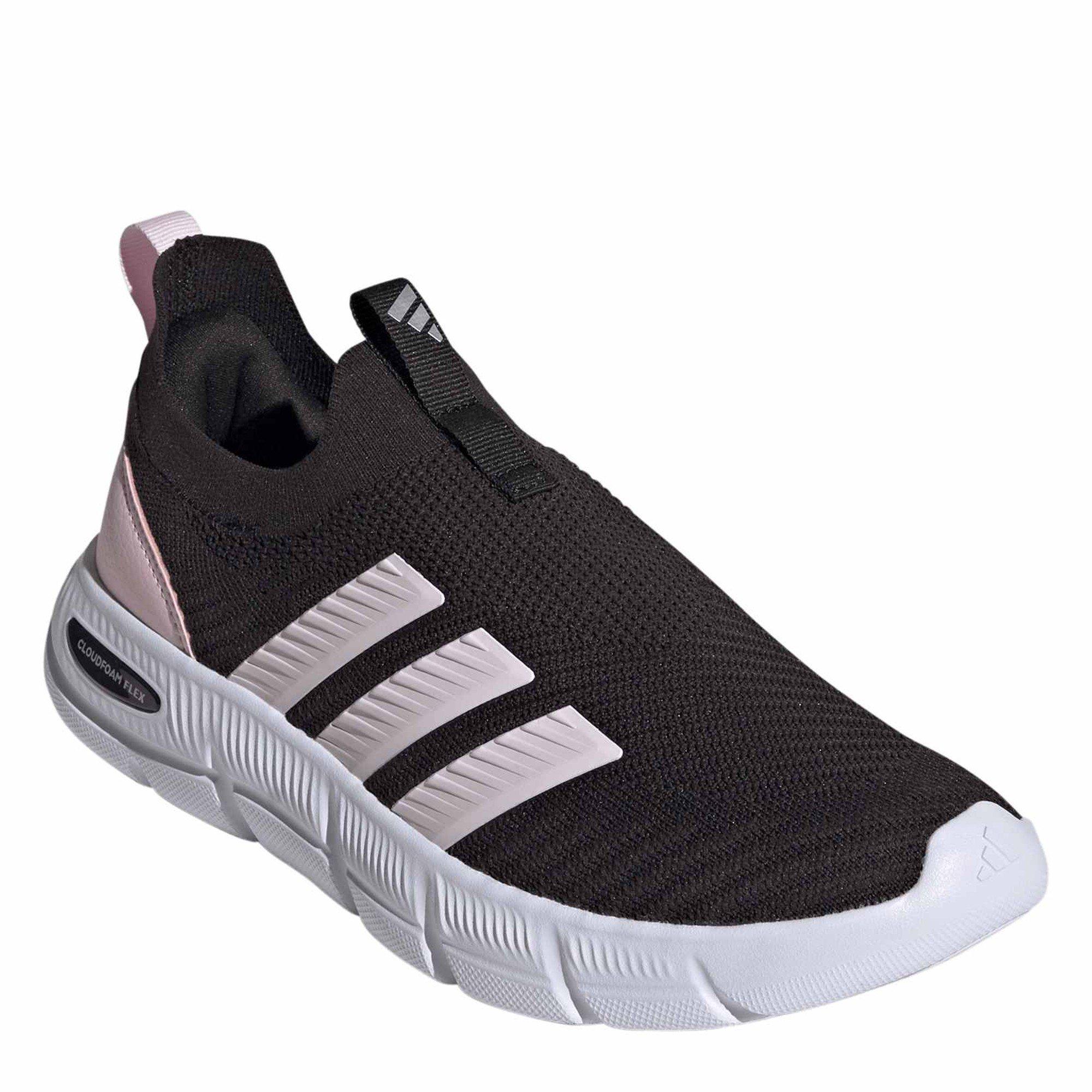 Core Black/Almo - adidas - Unisex Adults' Cloudfoam Flex Sock Slip-On Trainers - 3