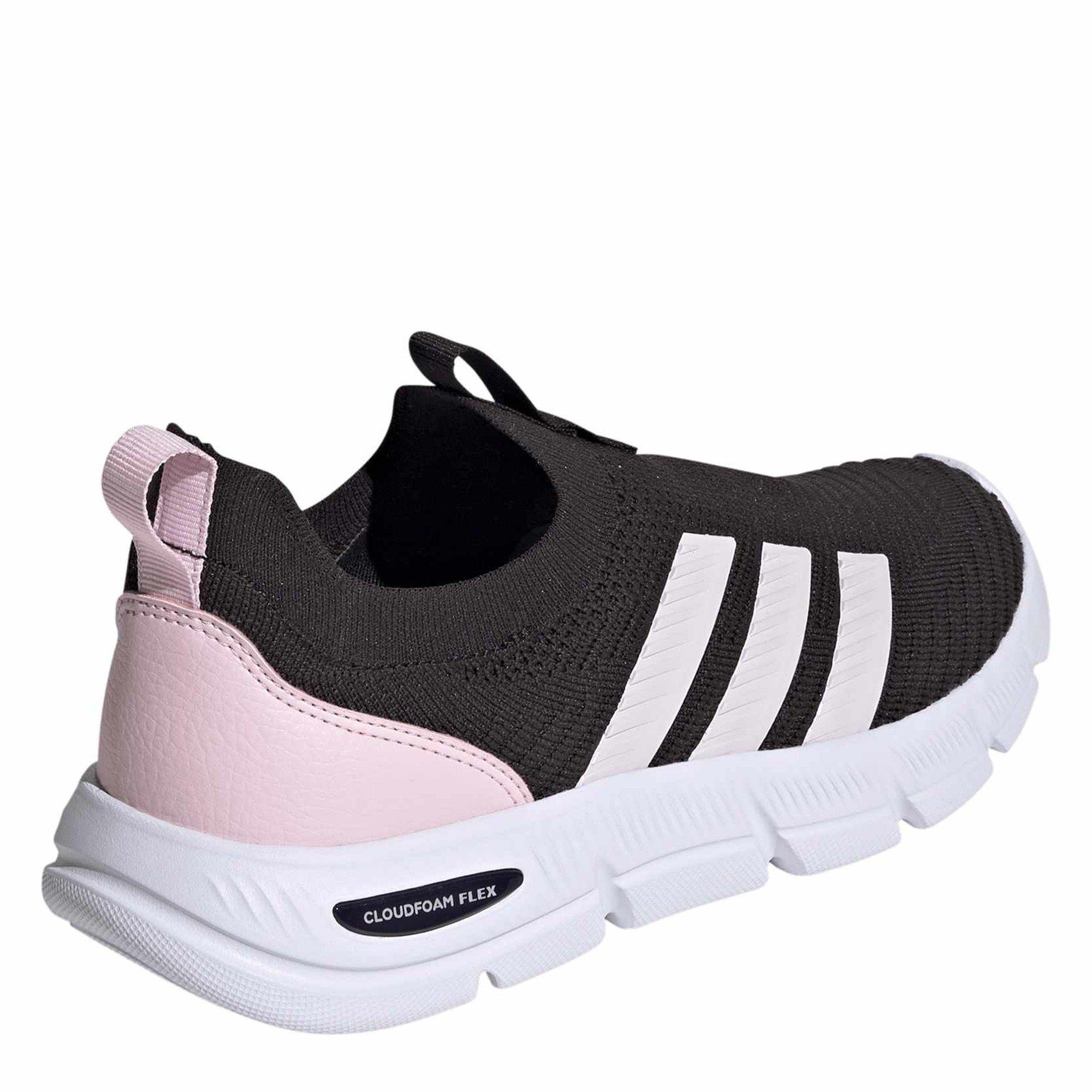 Core Black/Almo - adidas - Unisex Adults' Cloudfoam Flex Sock Slip-On Trainers - 4