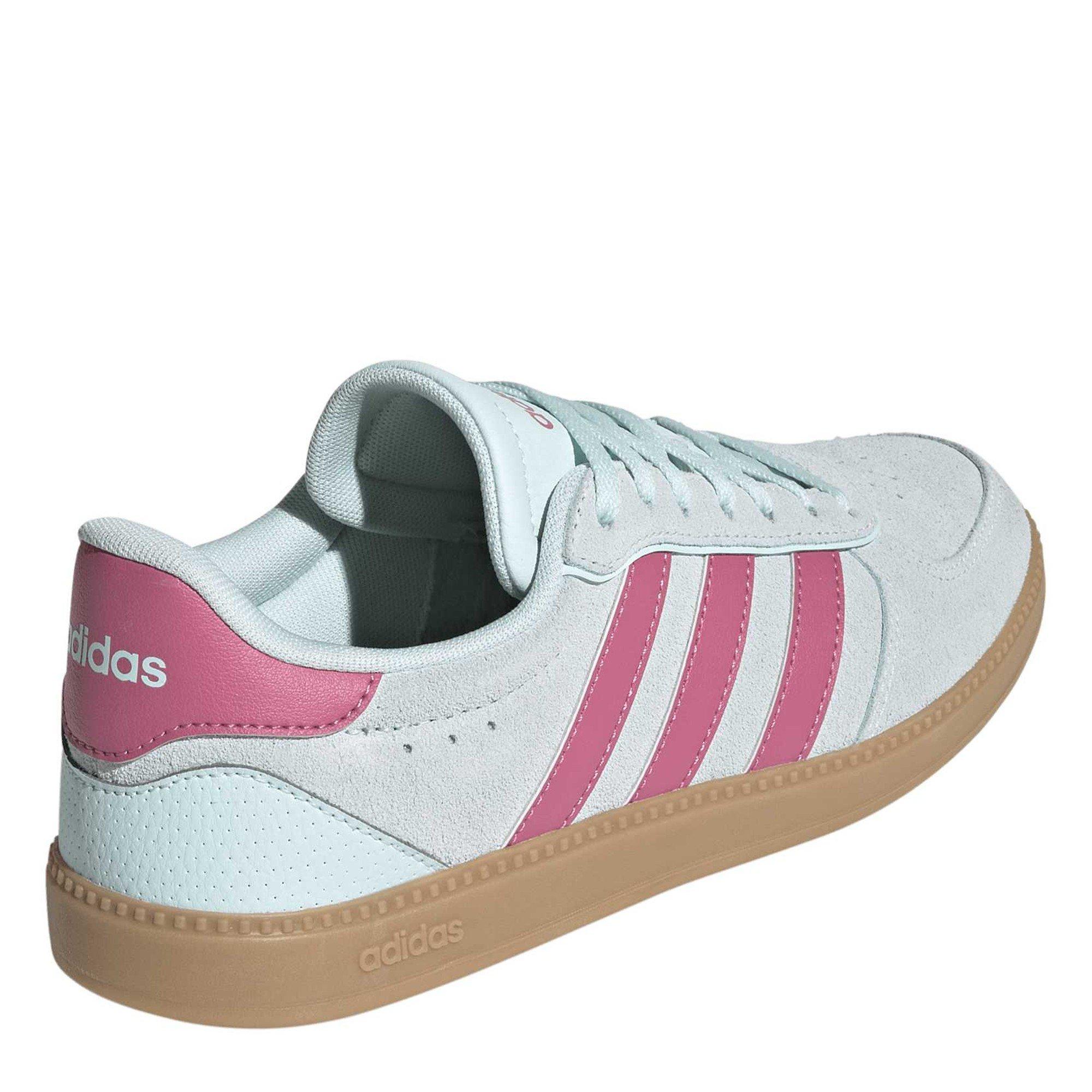 Halo Mint/Roze - adidas - Women's Breaknet Sleek Low-Top Trainers - 4