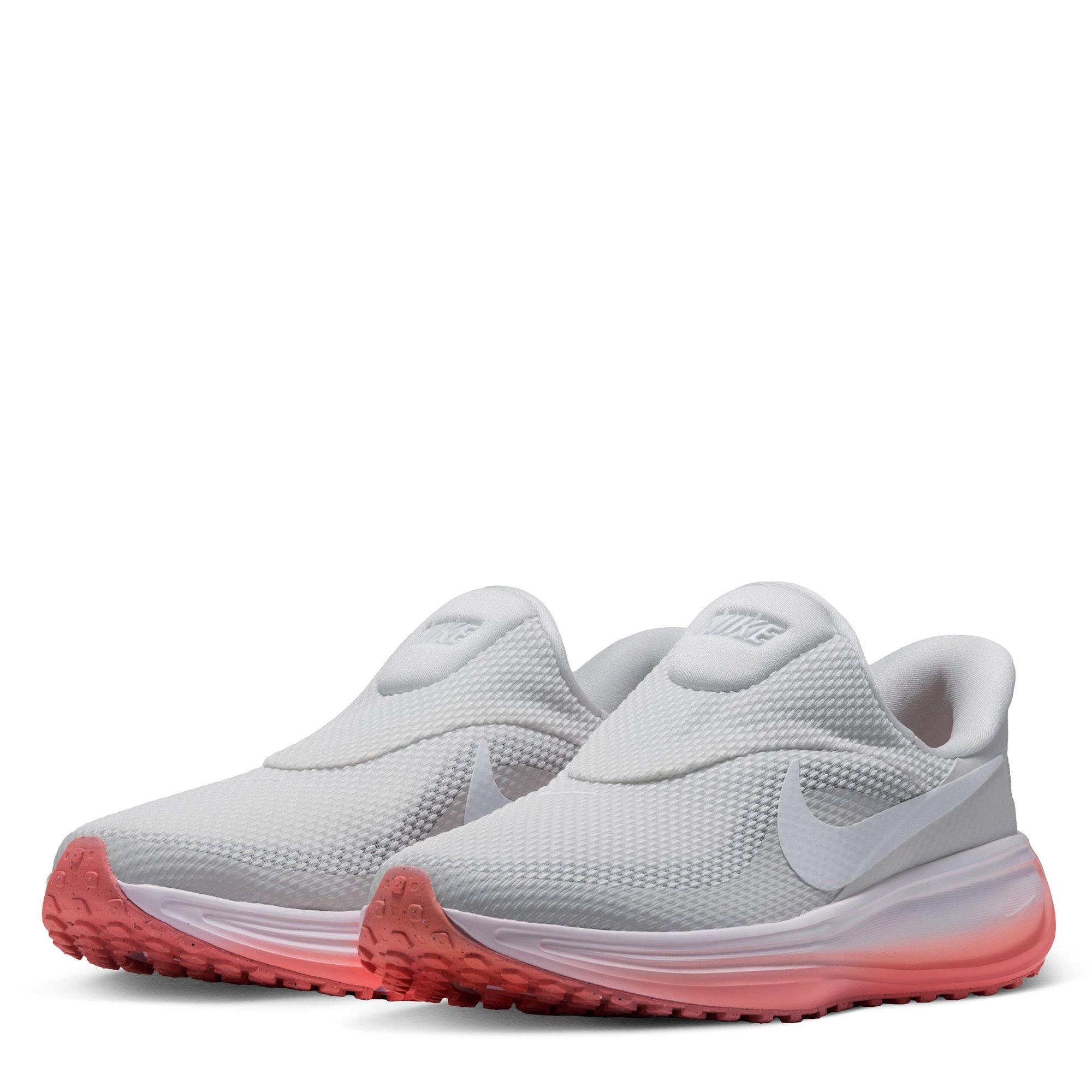 Phantom/Pink - Nike - Revolution 8 EasyOn Womens Running Shoes - 5