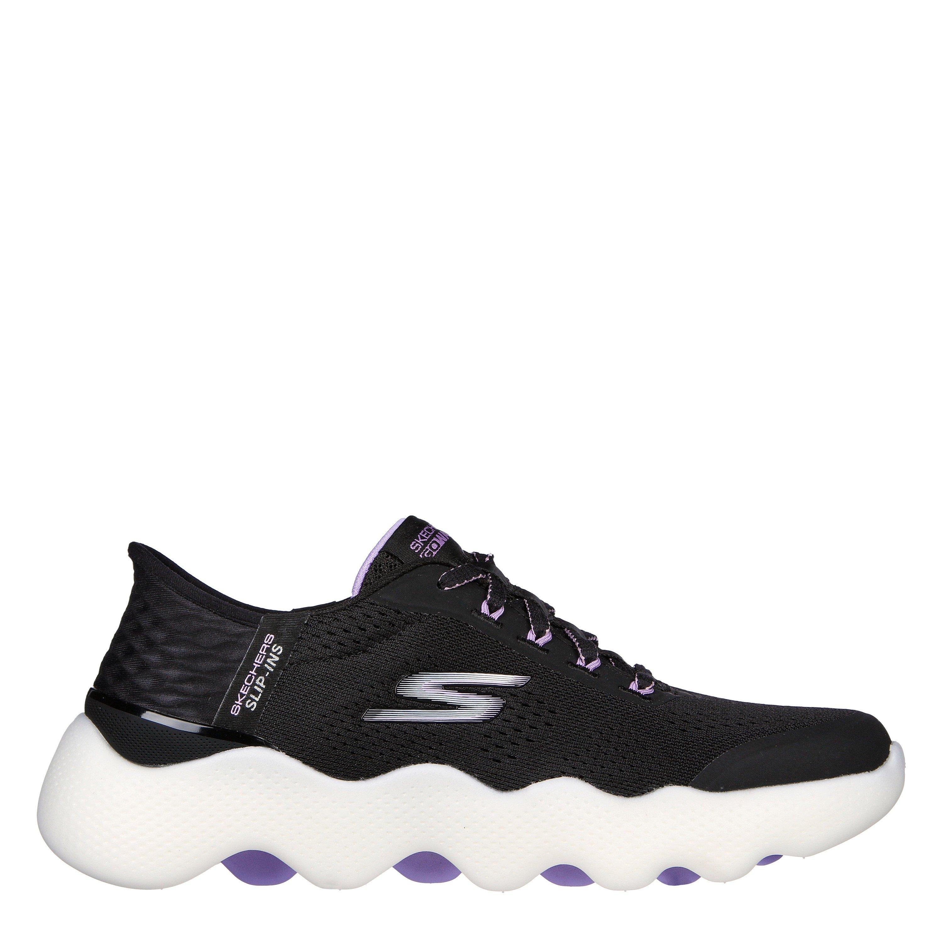 Black Lavender - Skechers - Slip-ins: GOwalk Massage Womens Shoes - 1