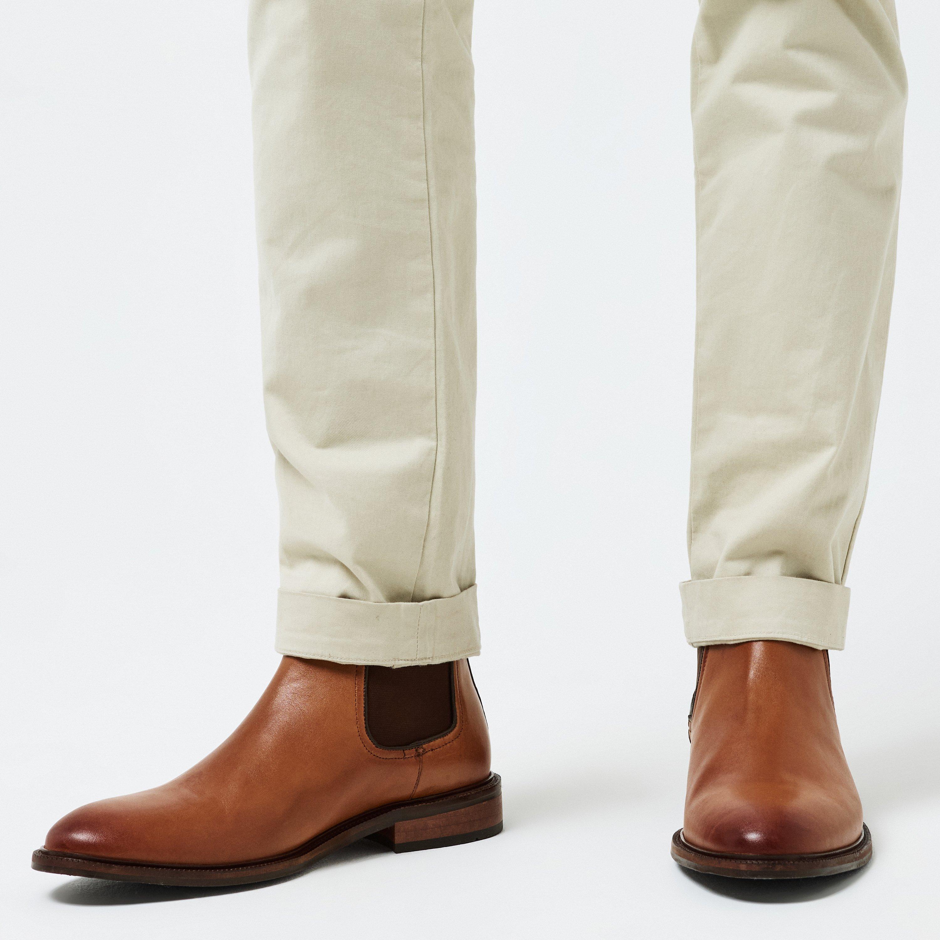 Tan 511 - Dune London - Men's Chelsea Boots - 3