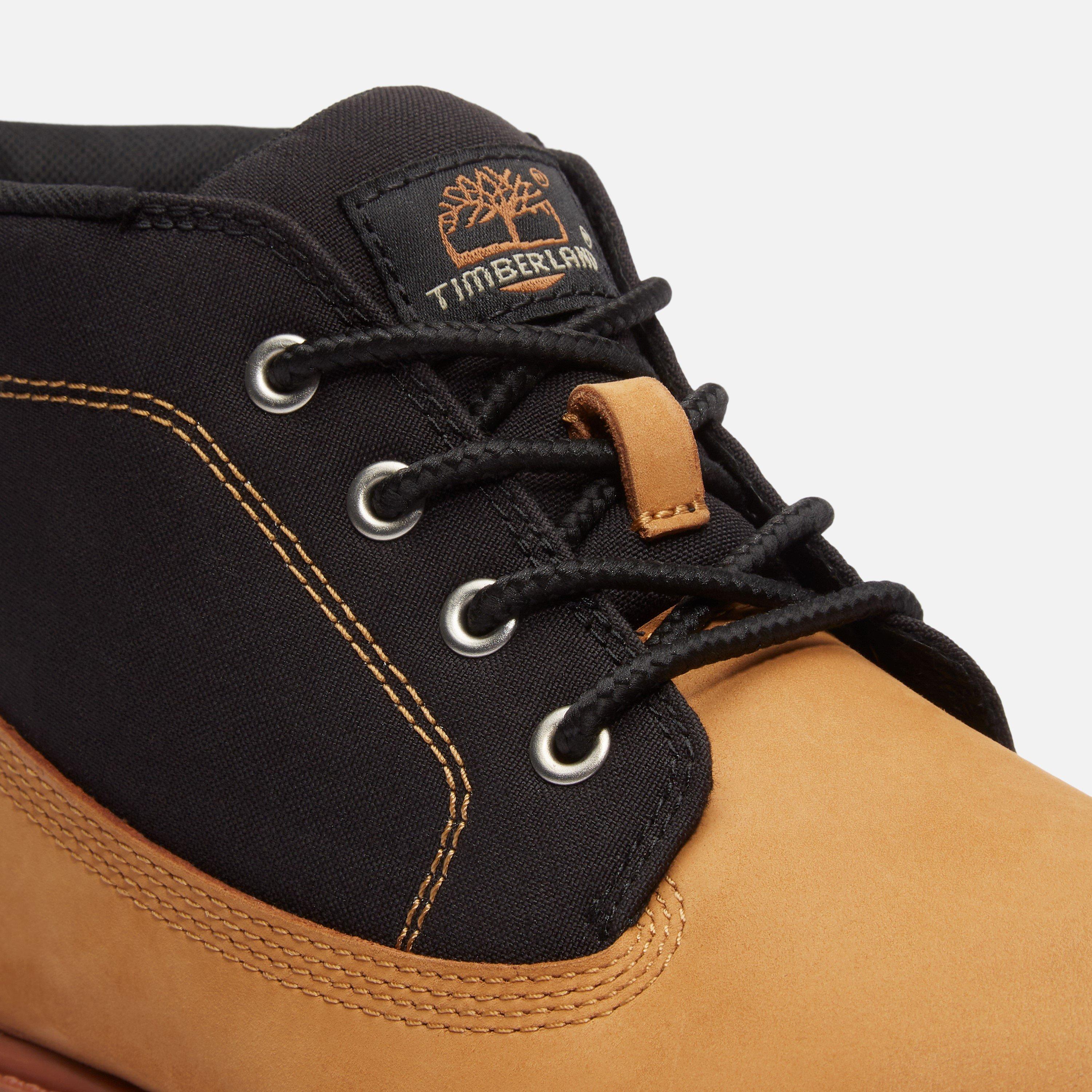 Wheat/Blk NB - Timberland - Men's Premium Mid Lace-Up Chukka Boots - 3