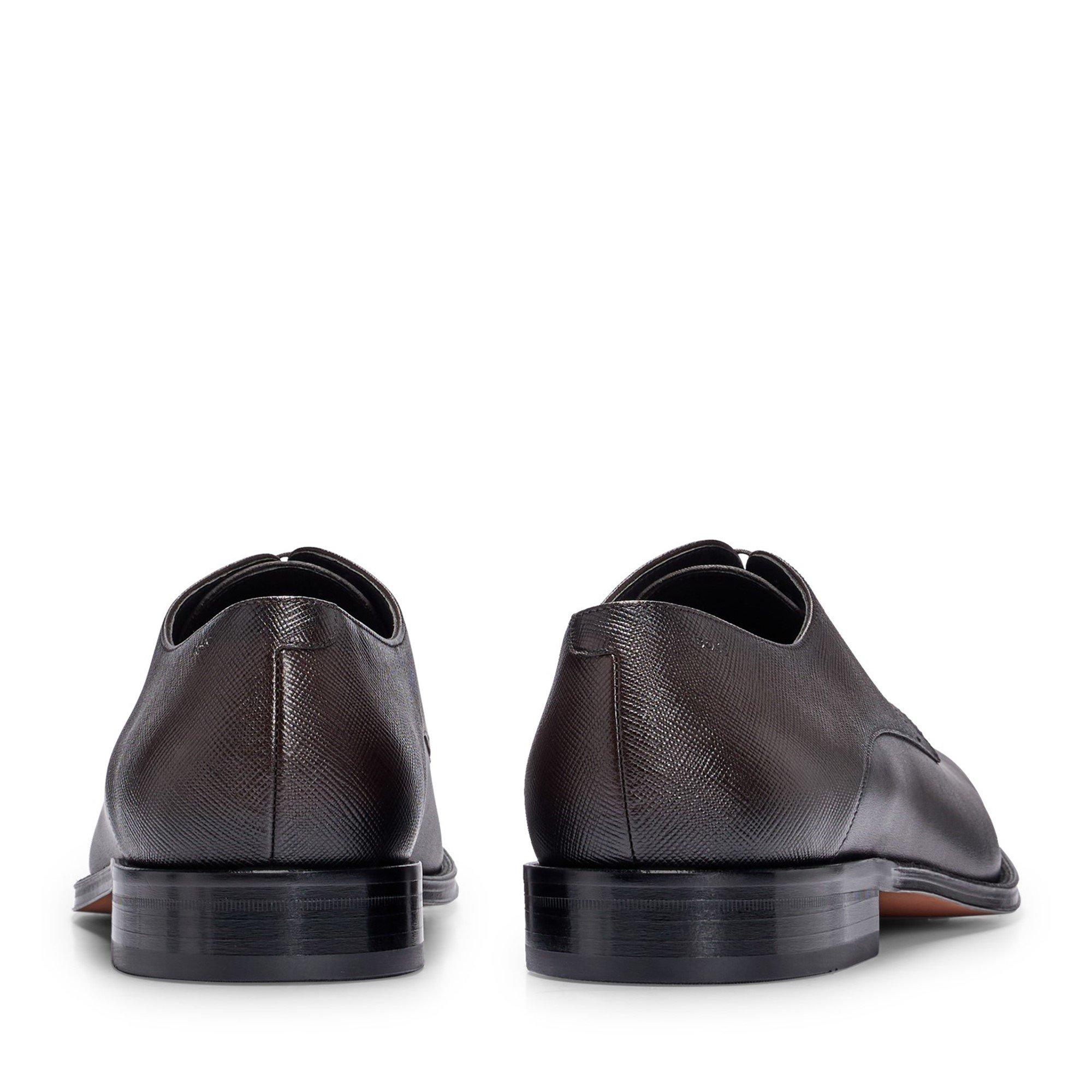 Dark Brown - Boss - Men's Derrek Derby Shirt with Derby Shoes - 4