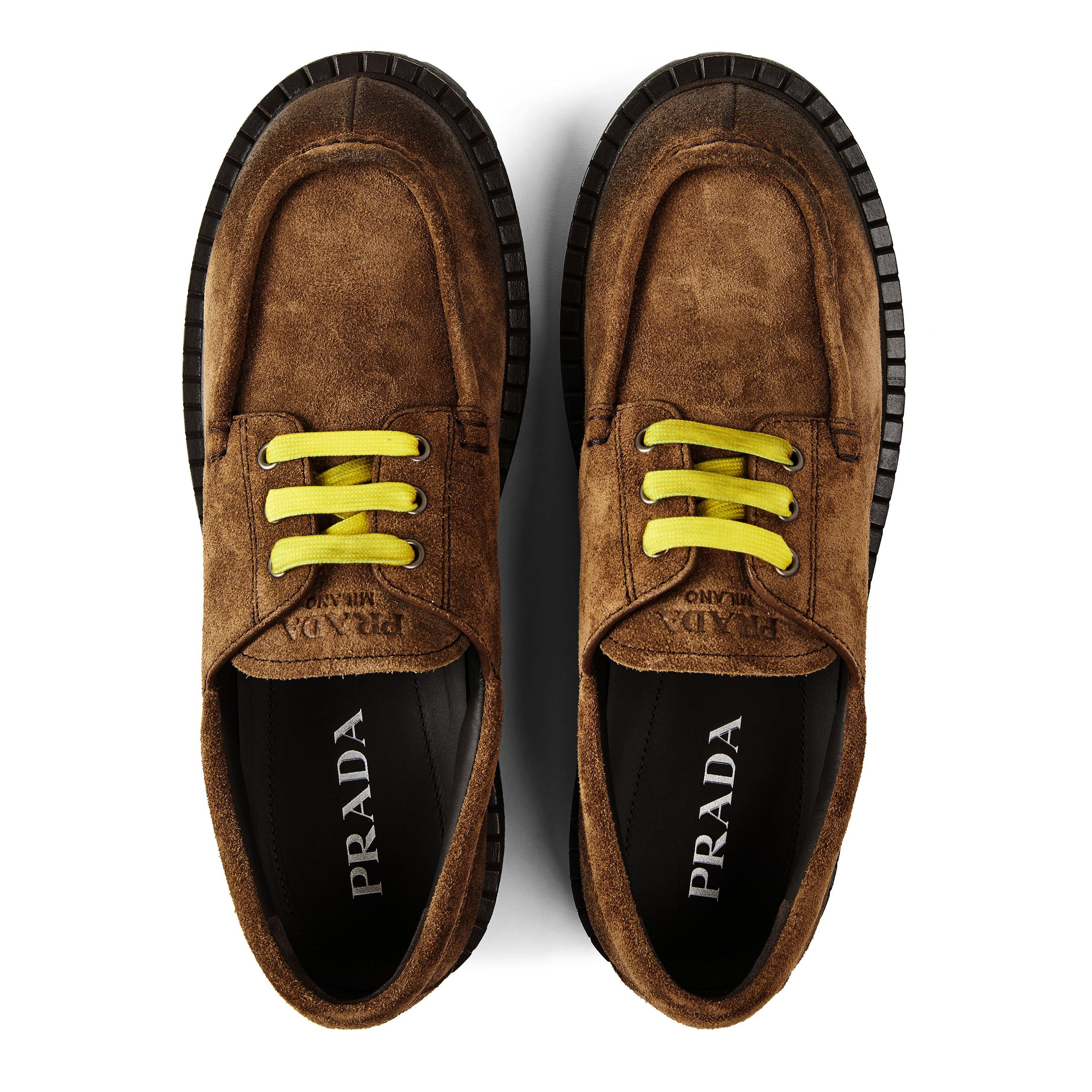 Prada | Men's Folder Moc Toe Chukka Boots | Cruise Fashion