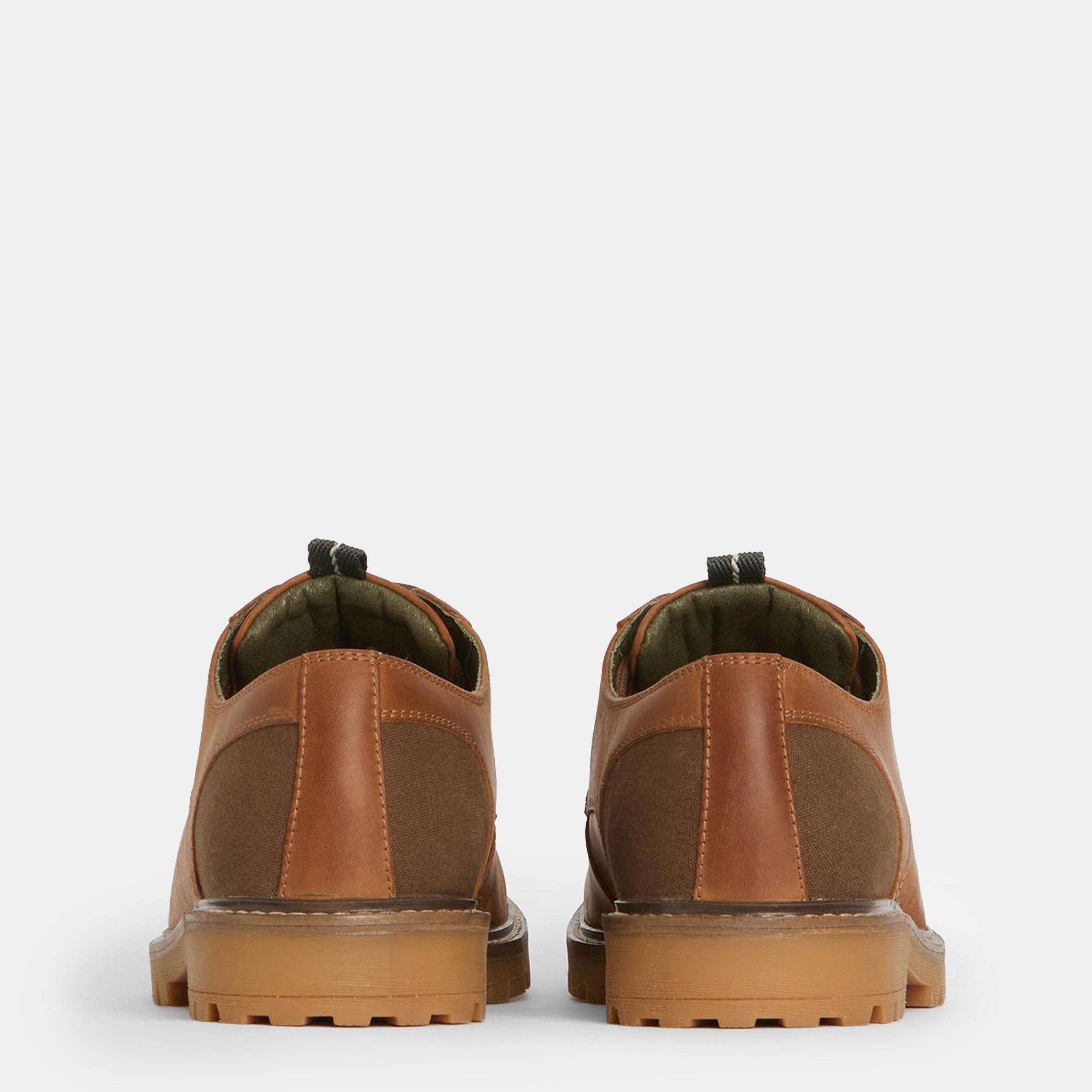 Cognac - Barbour - Sandstone Derby Shoes - 3