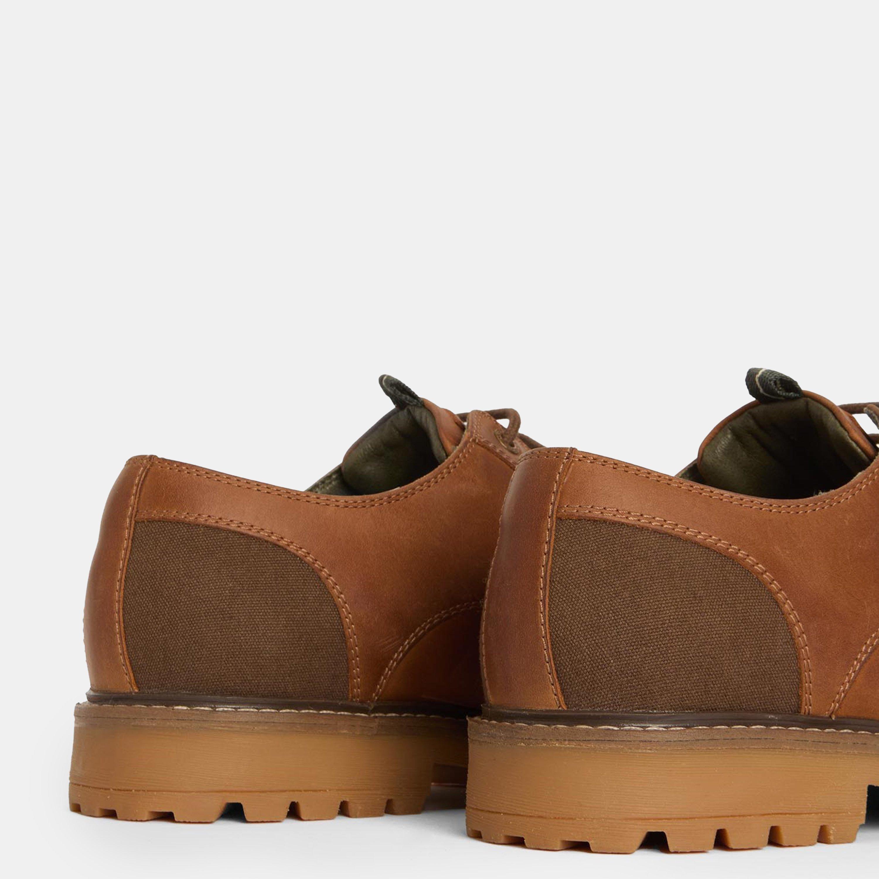Cognac - Barbour - Sandstone Derby Shoes - 4