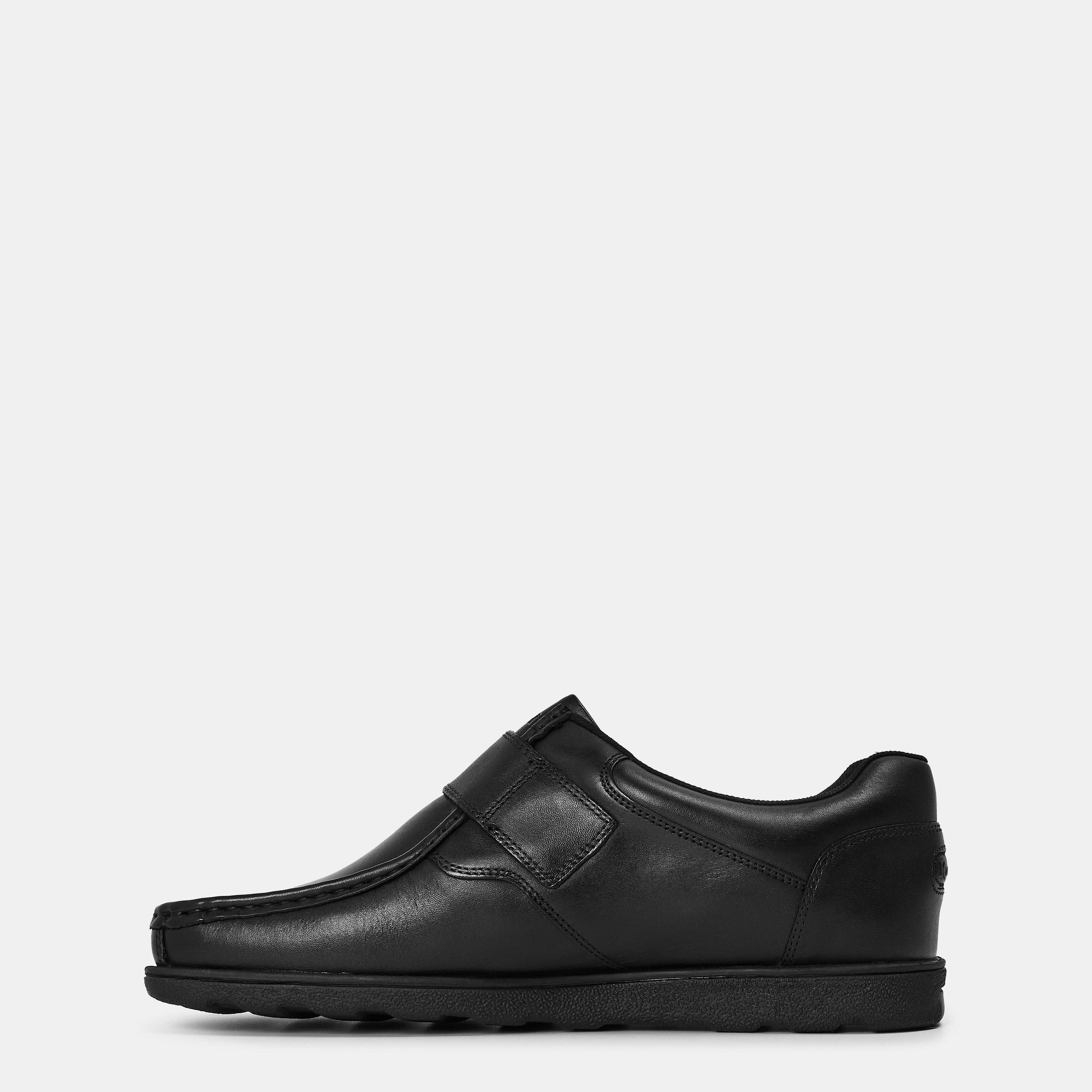 Black - Kickers - Fragma Strap Moc Toe Formal Shoes - 2