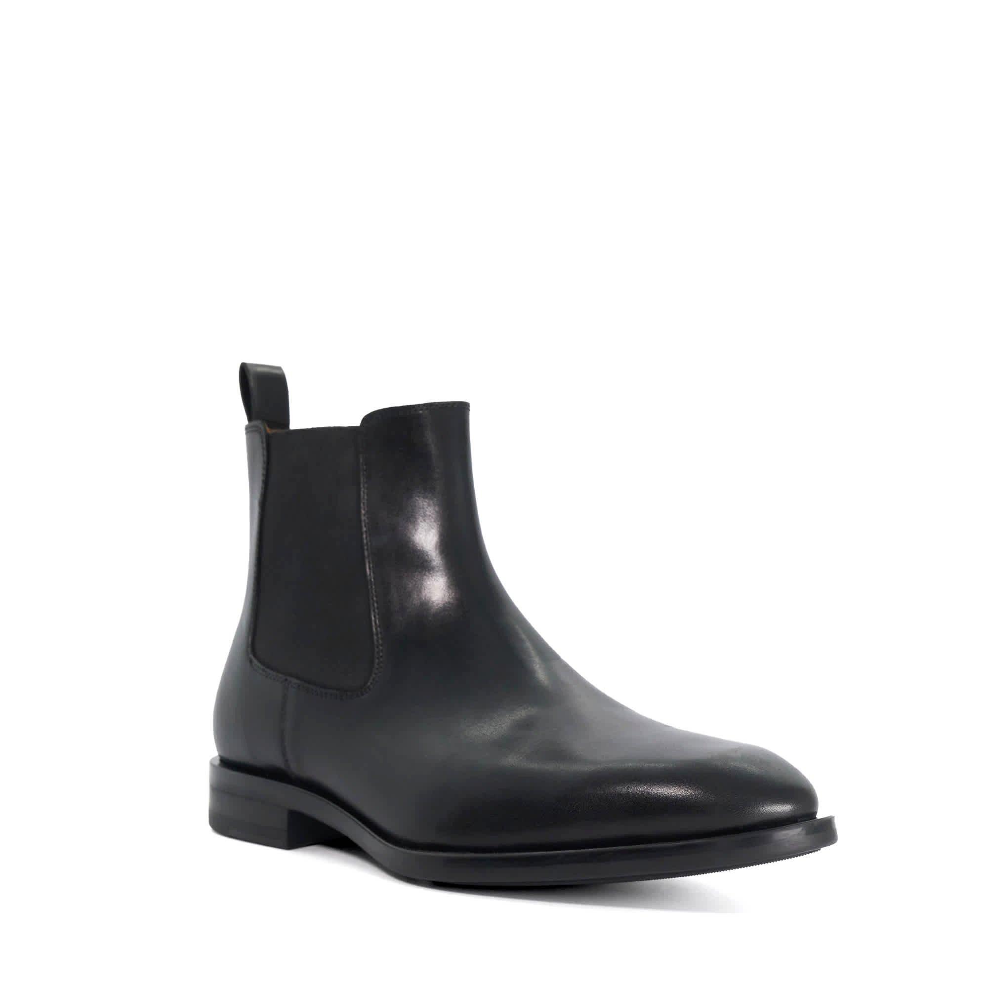 Black Leather - Dune London - Men's Mannery Leather Chelsea Boots - 2