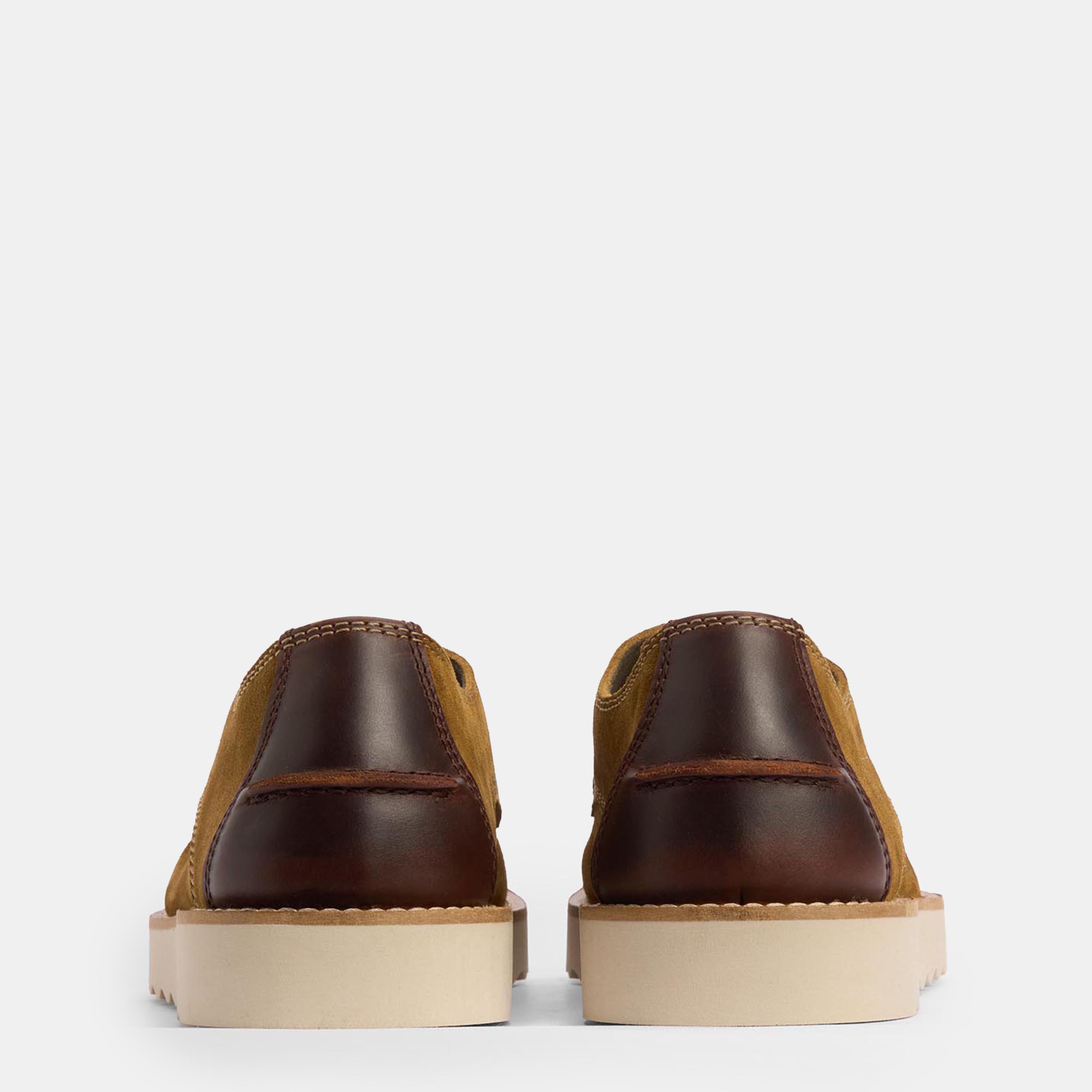 Toffee Suede - Barbour - Men's Aydon Traditional Lacing Derby Shoes - 3