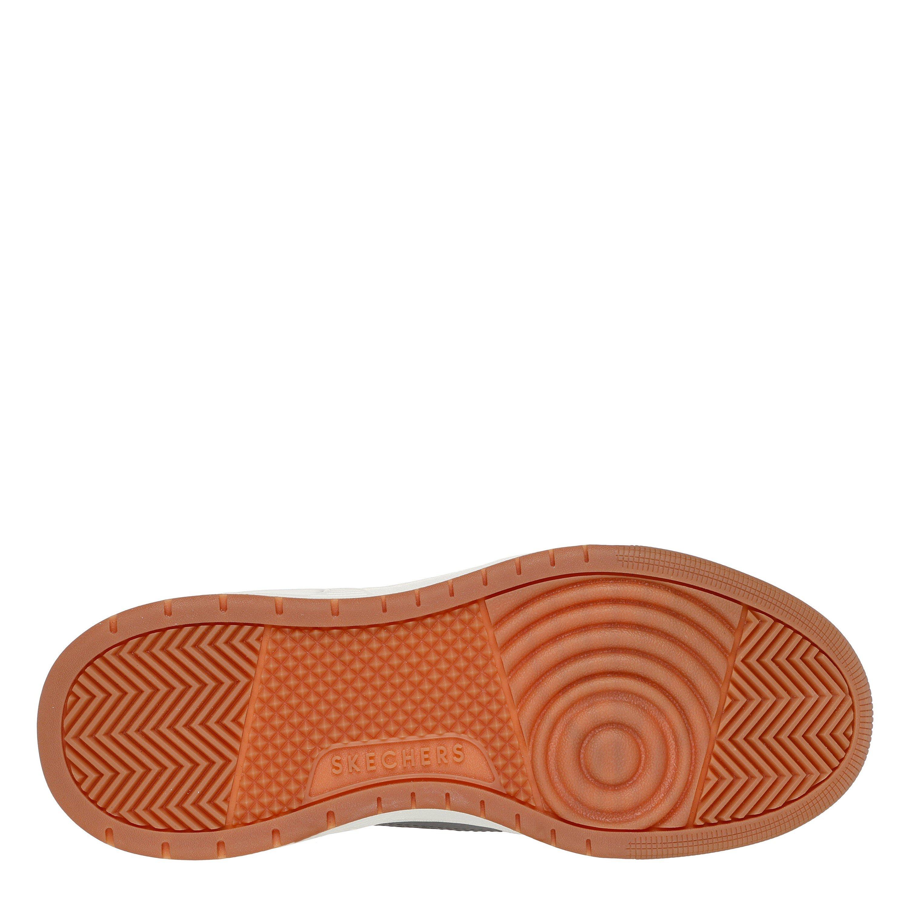 Neutral Grey - Skechers - Uno Court Low-Post Mens Shoes - 5