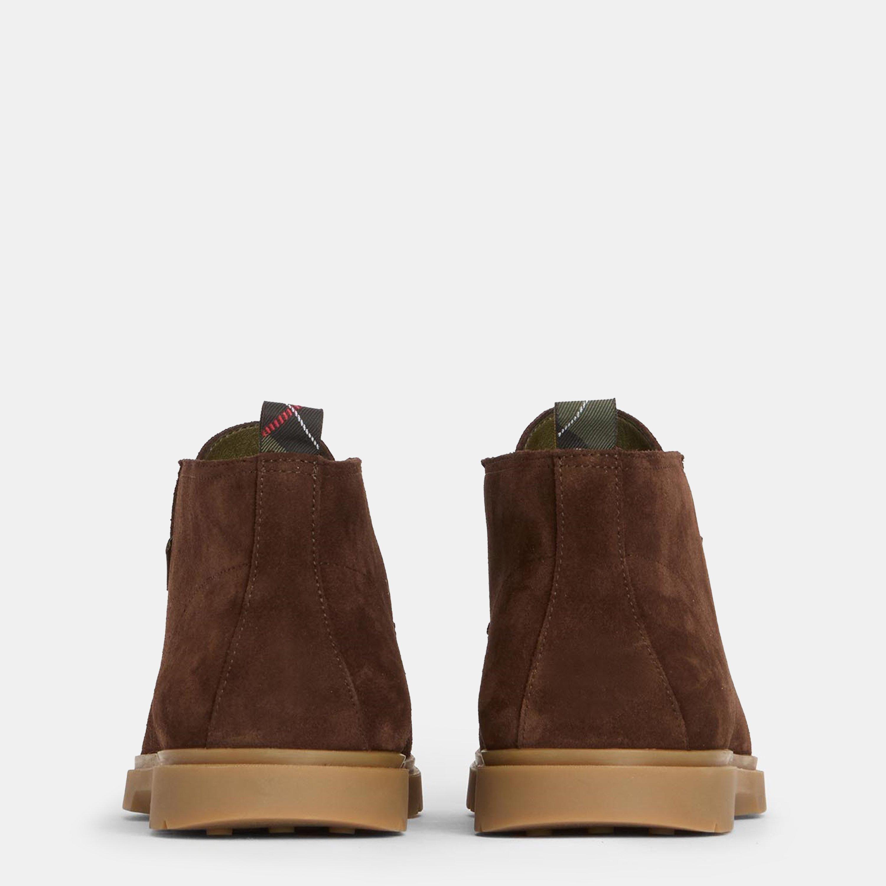Coffee Suede - Barbour - Tucker Chukka Boots - 3