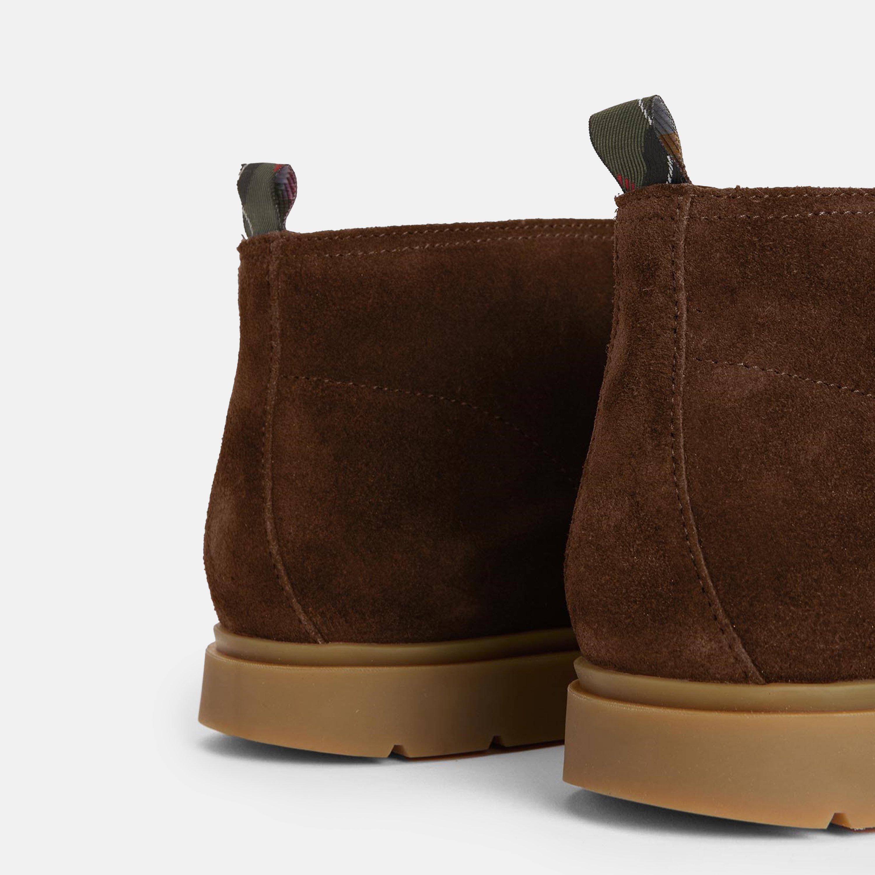 Coffee Suede - Barbour - Tucker Chukka Boots - 4