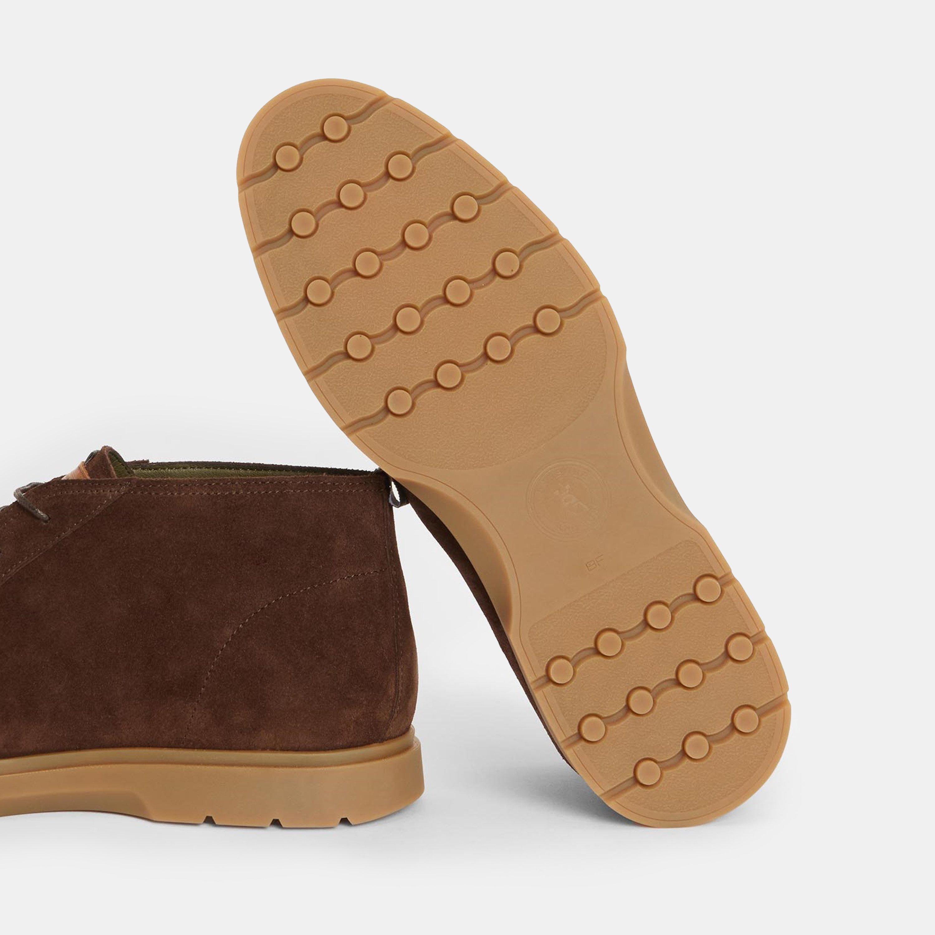 Coffee Suede - Barbour - Tucker Chukka Boots - 5