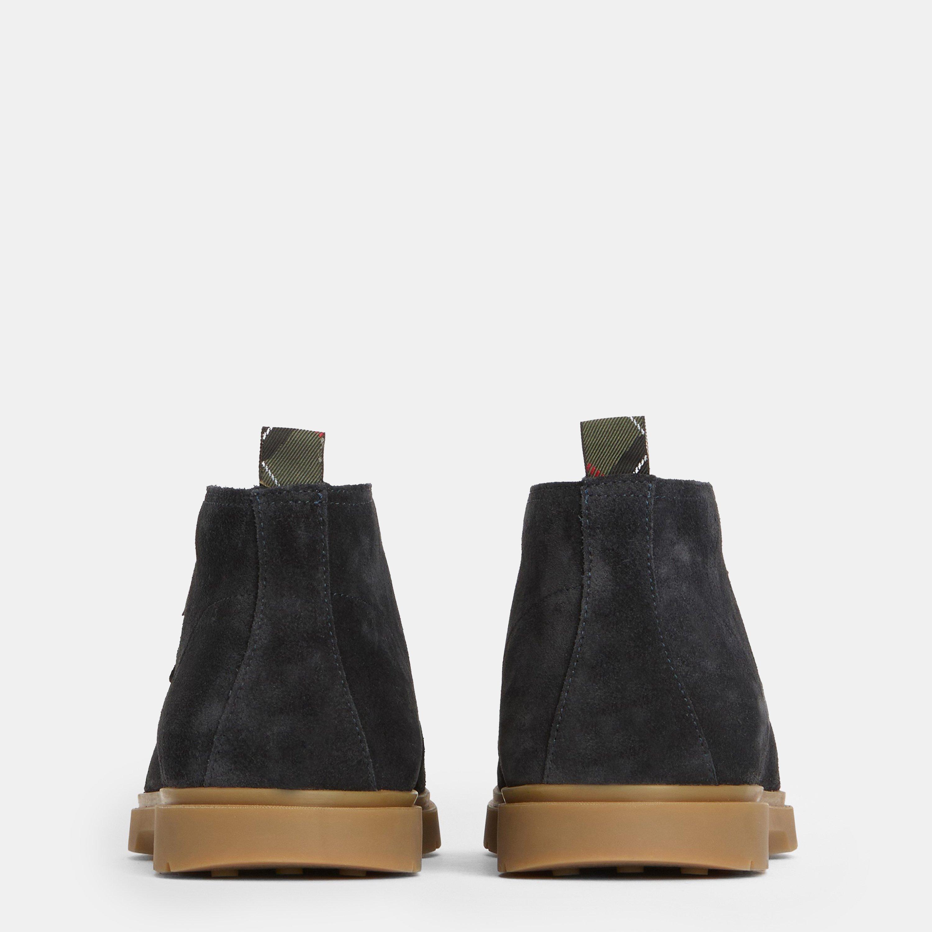 Navy Suede - Barbour - Tucker Chukka Boots - 3