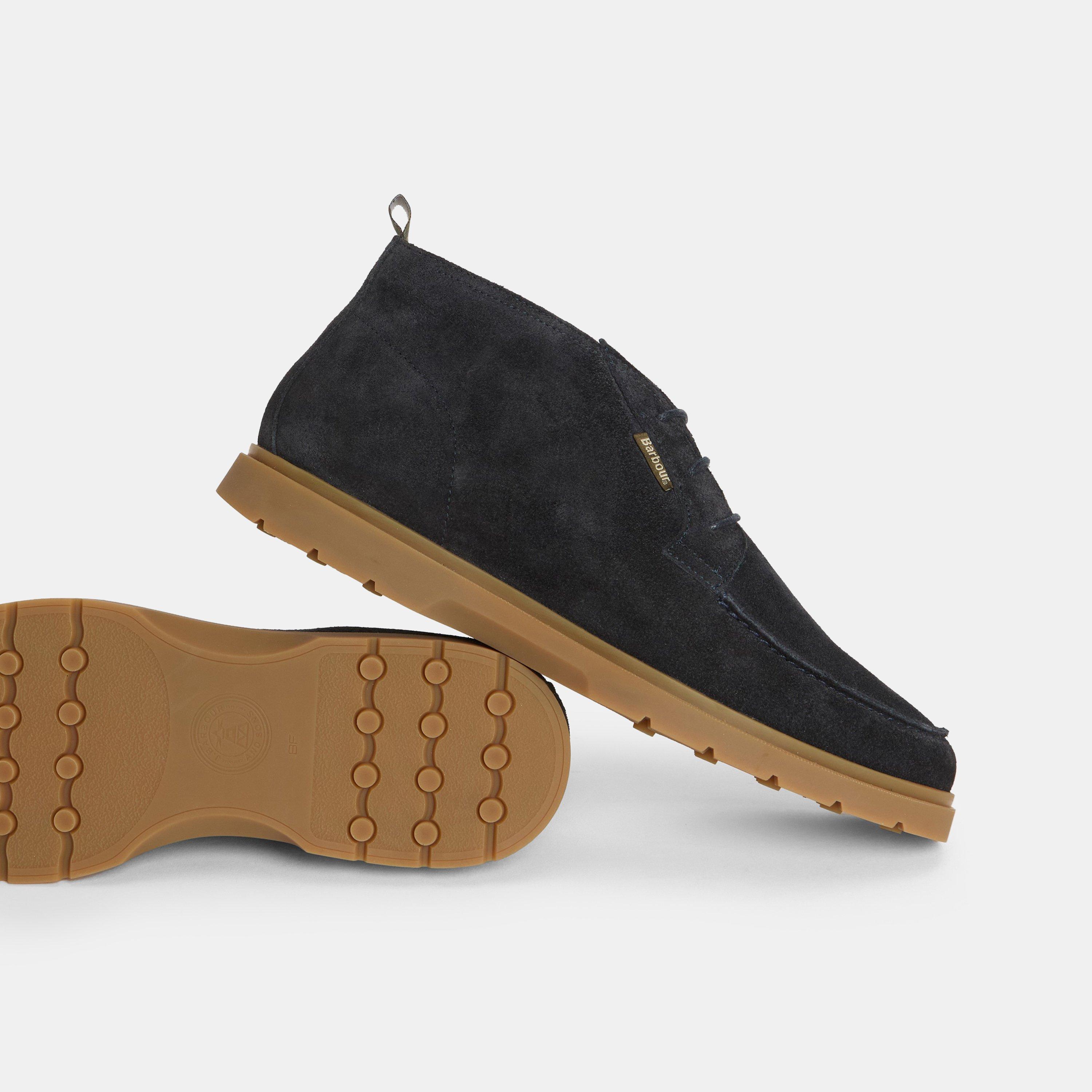 Navy Suede - Barbour - Tucker Chukka Boots - 5