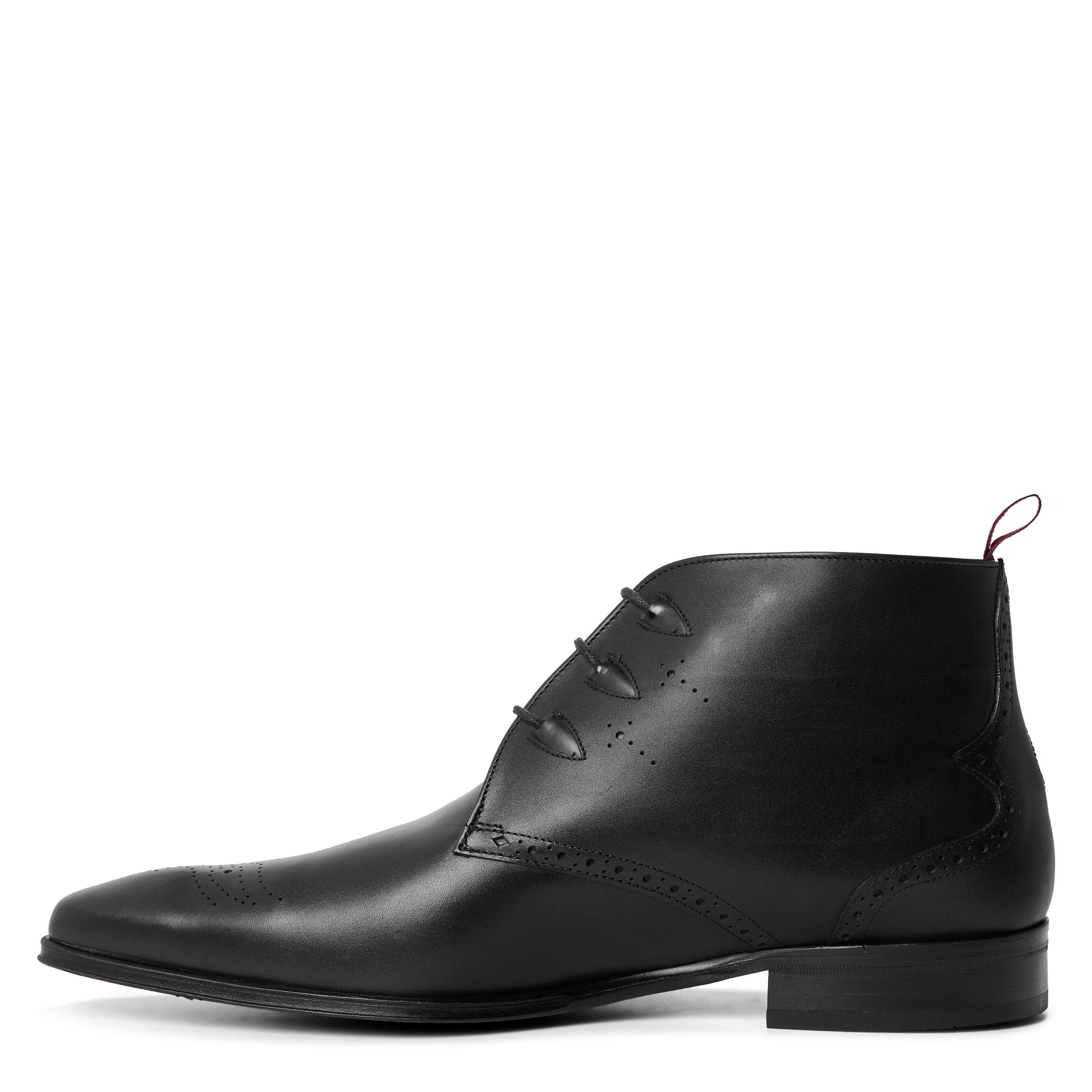 Tolledo Black - Jeffery West - Men's Scarface Leather Chukka Boots - 2