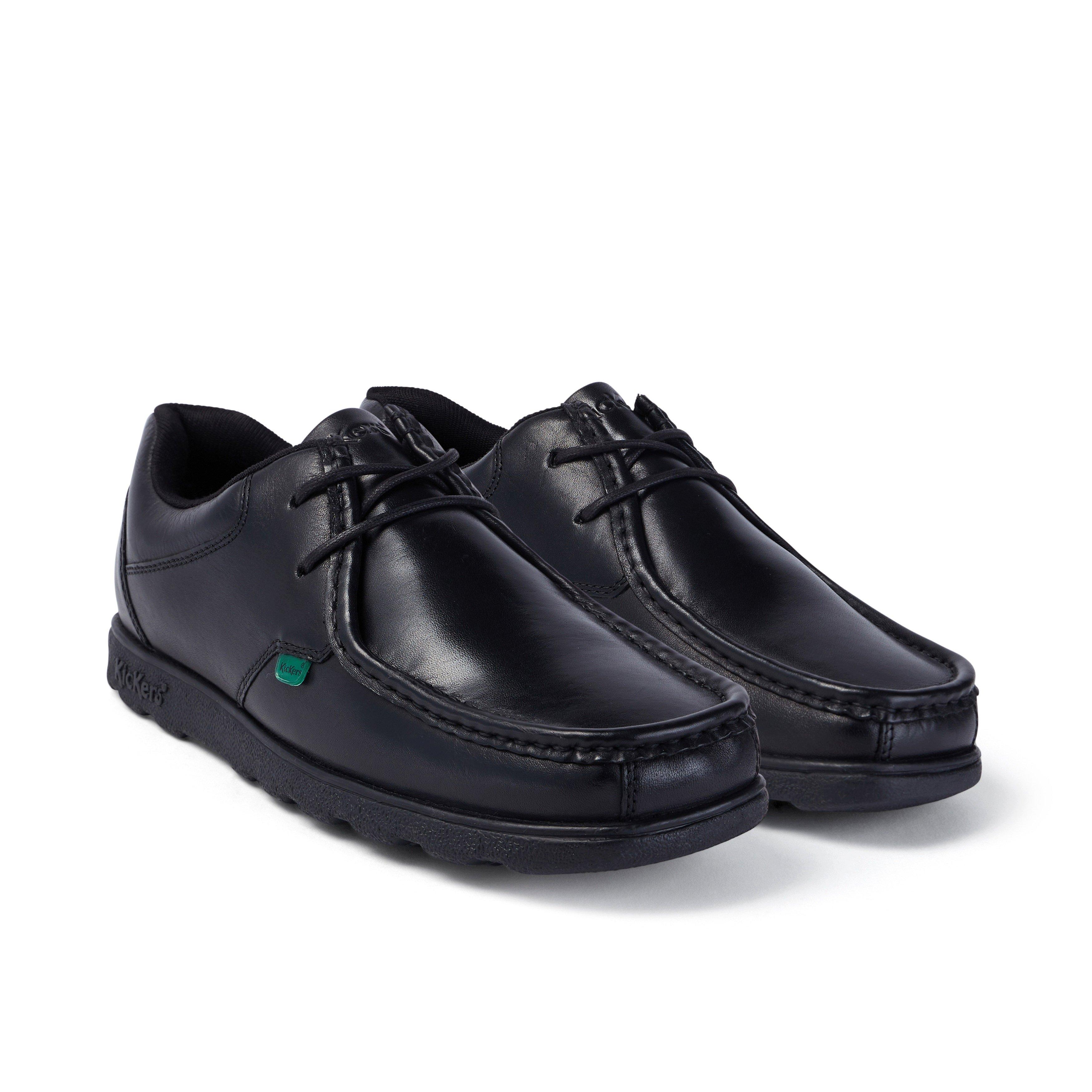Preto - Kickers - Fragma Lace Shoes Mens - 3