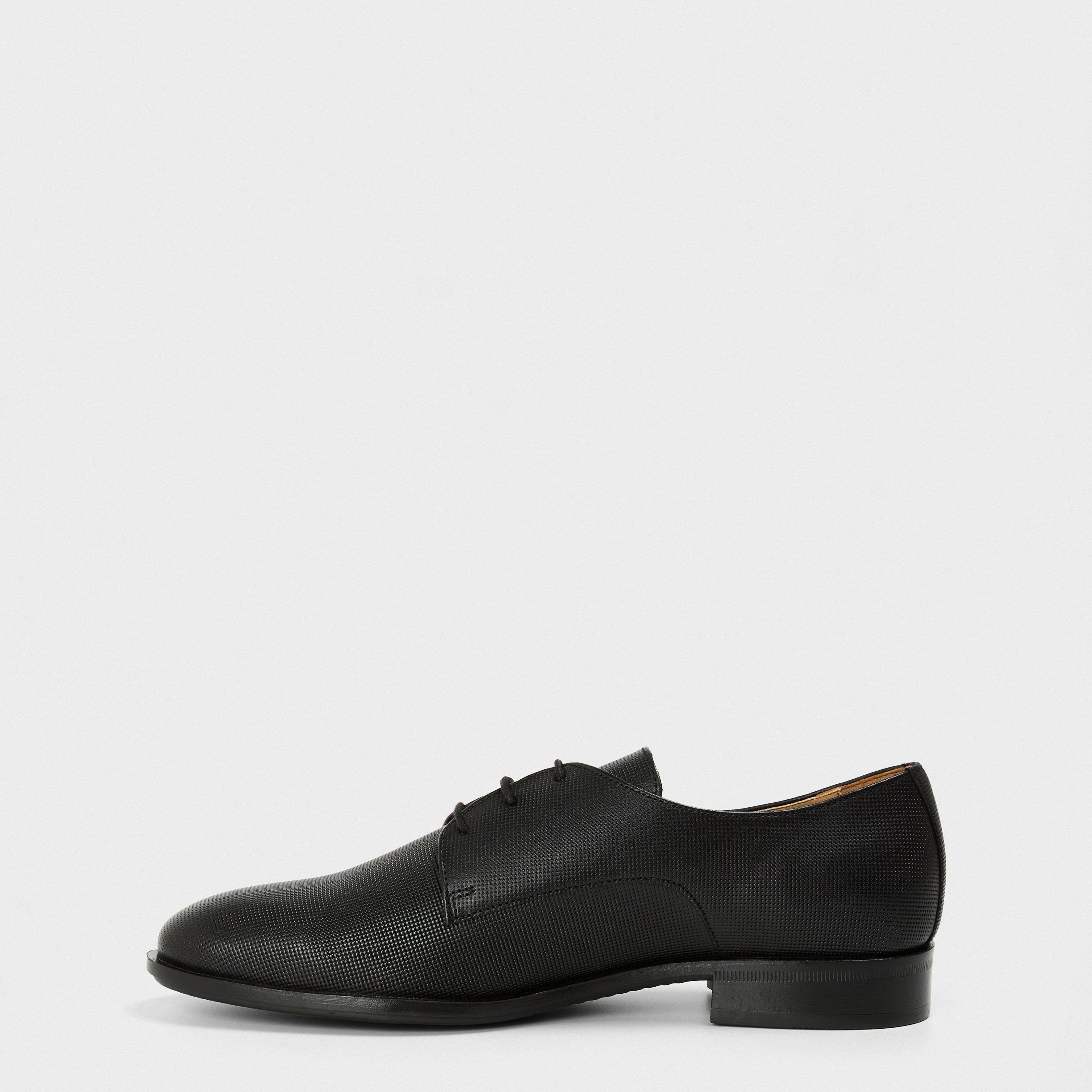 Black - Boss - Colby Derby Shoes - 2