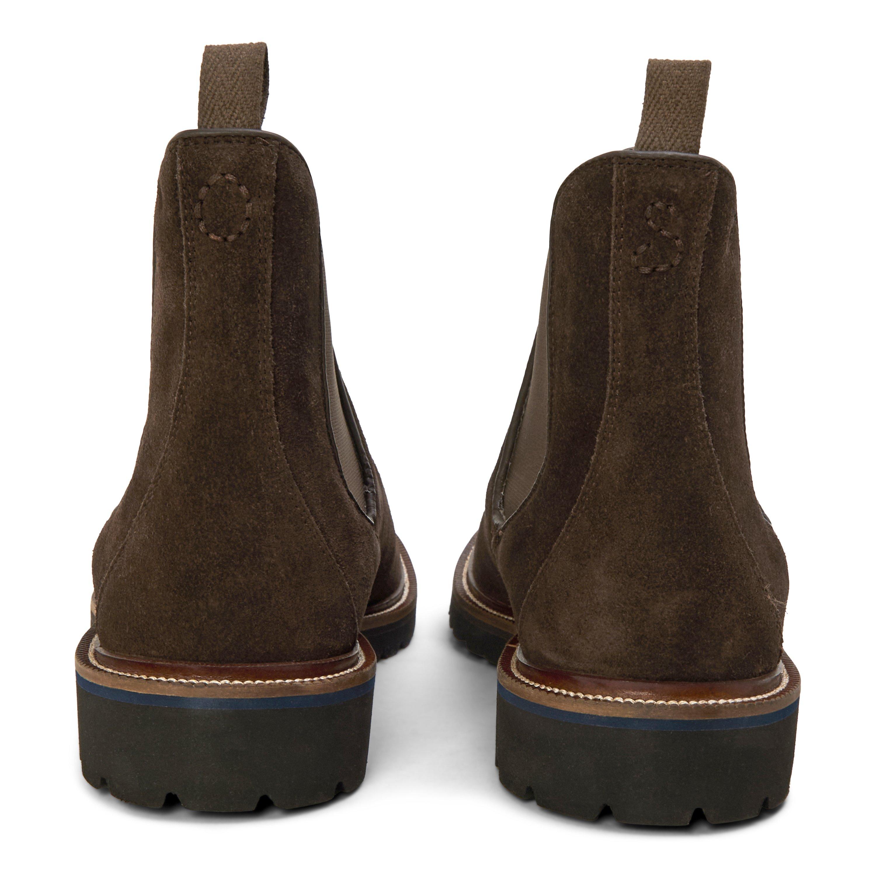 Chocolate - Oliver Sweeney - Men's Suede Chelsea Boots - 3