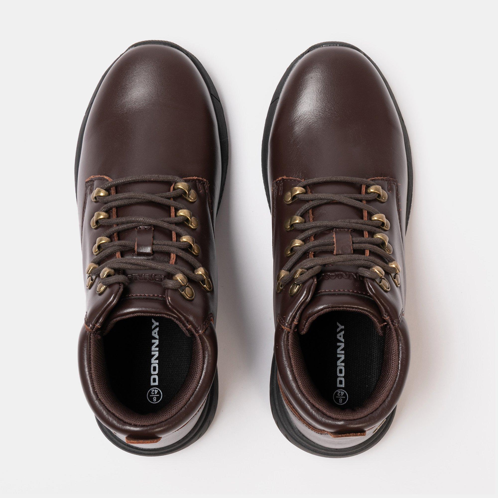 Donkerbruin - Donnay - Leather Casual Chukka Boots Mens - 5