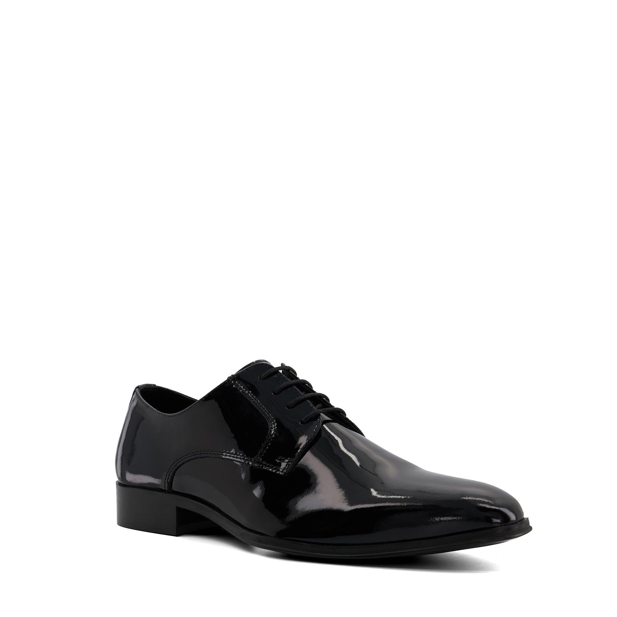 PatentBlack 804 - Dune London - Sheer Gibson Derby Shoes - 2