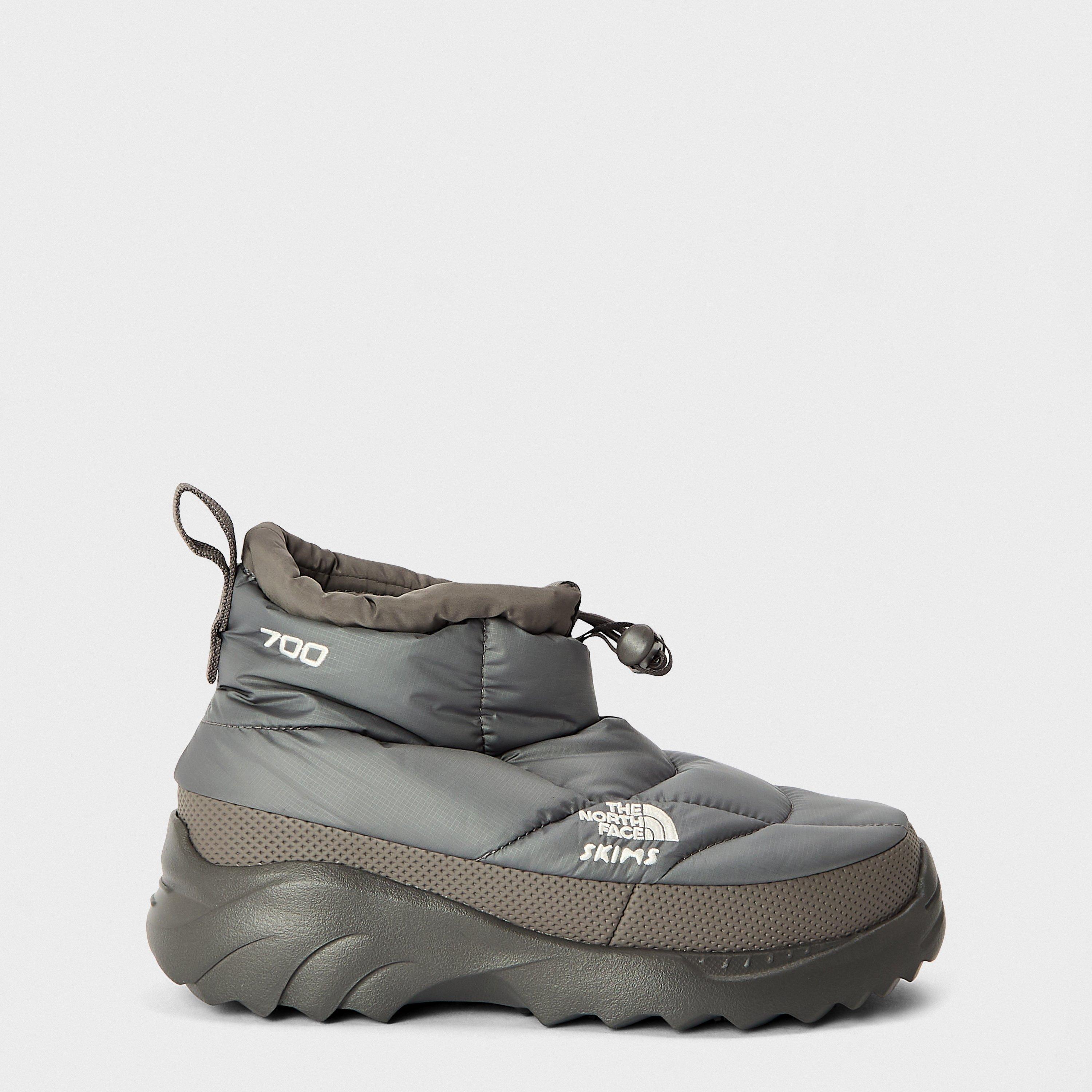 TNF x Skims Womens Nuptse Traction Chukka - SK Gunmetal - Size 8.5 (42.5)