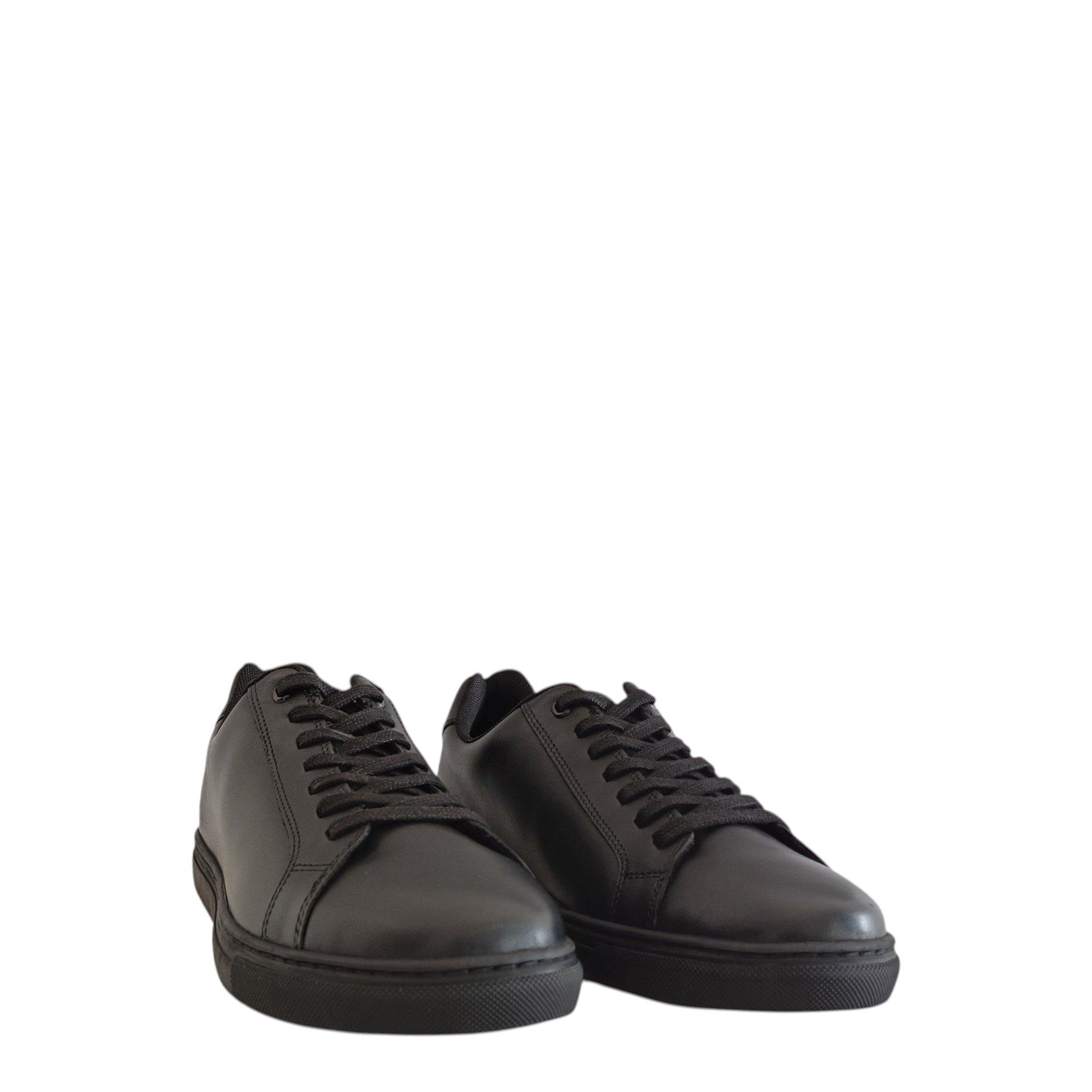 Zwart/Zwart - Pretty Green - Latham Moc Toe Formal Shoes - 3