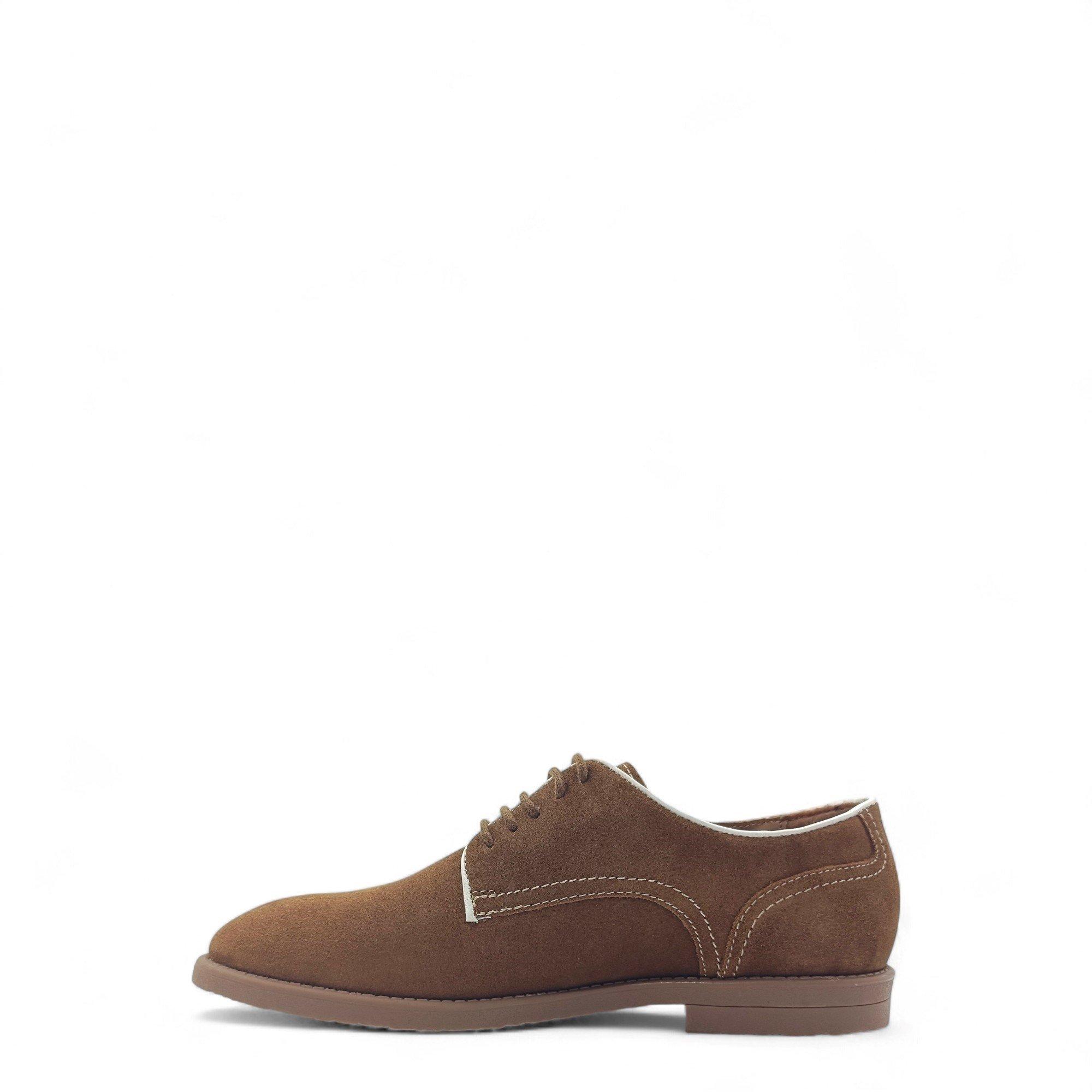 Dark Tan Suede - Firetrap - Men's Arthur Derby Shoes - 2