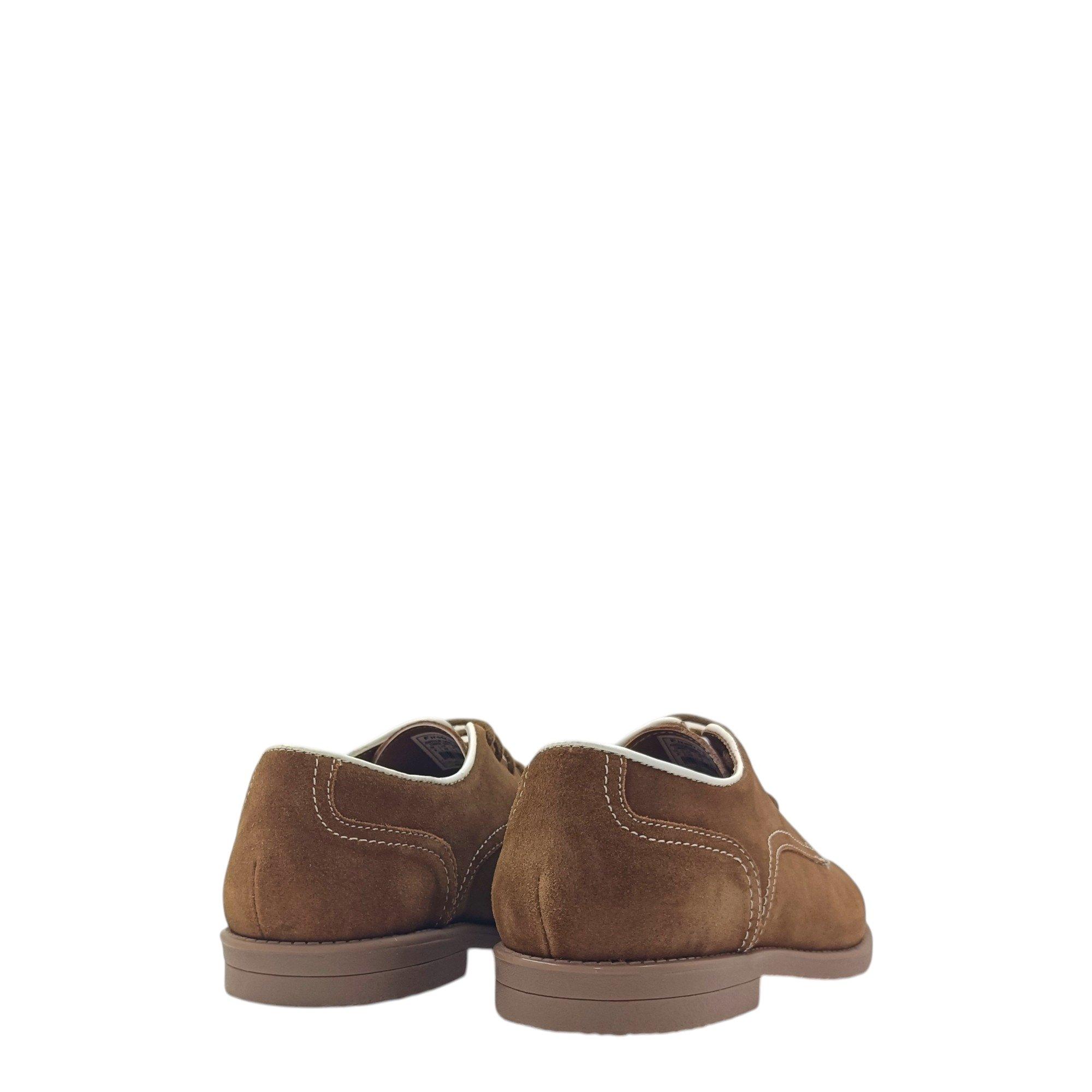 Dark Tan Suede - Firetrap - Men's Arthur Derby Shoes - 4