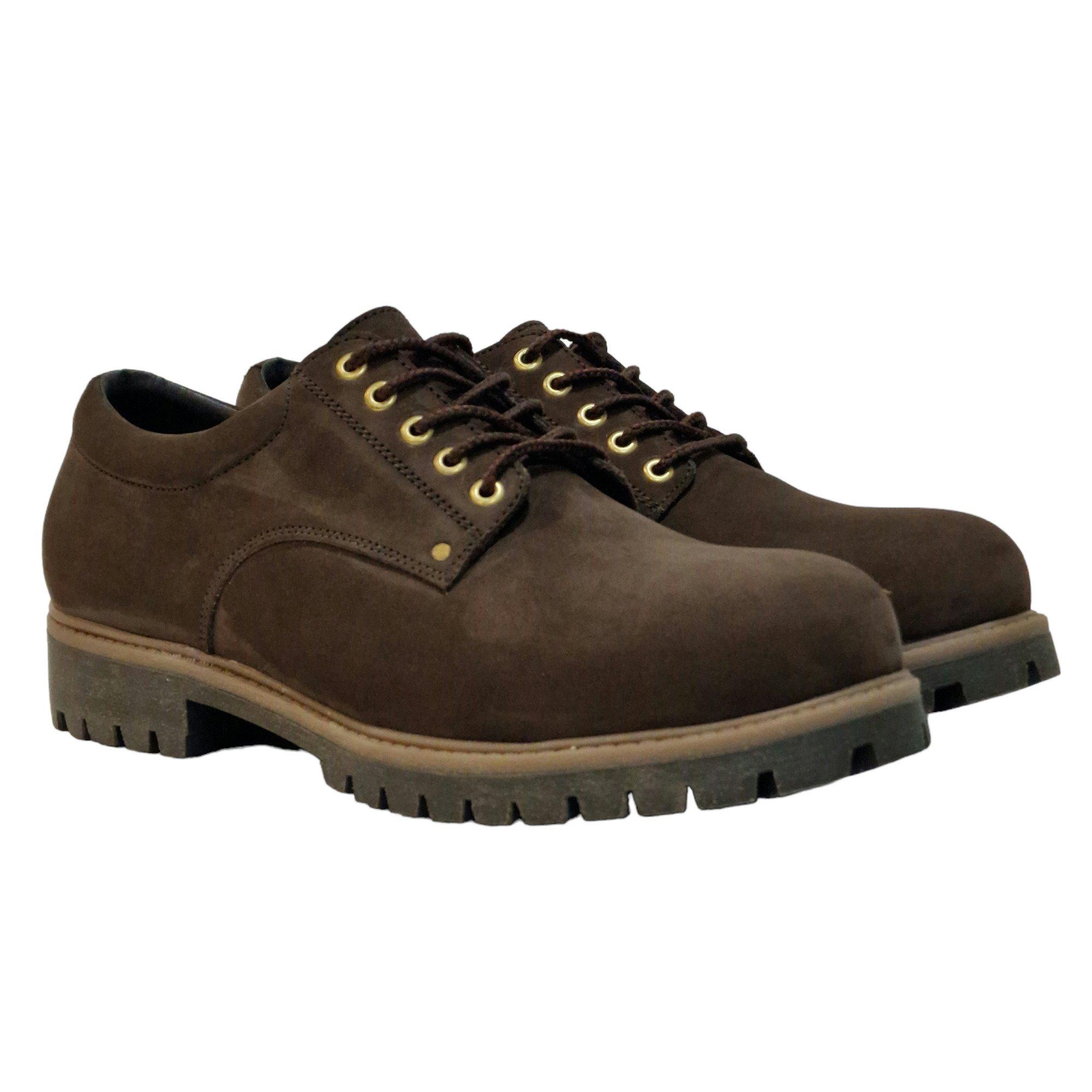 Brown - Deakins - Men's Deaks Ash Derby Shoes - 3