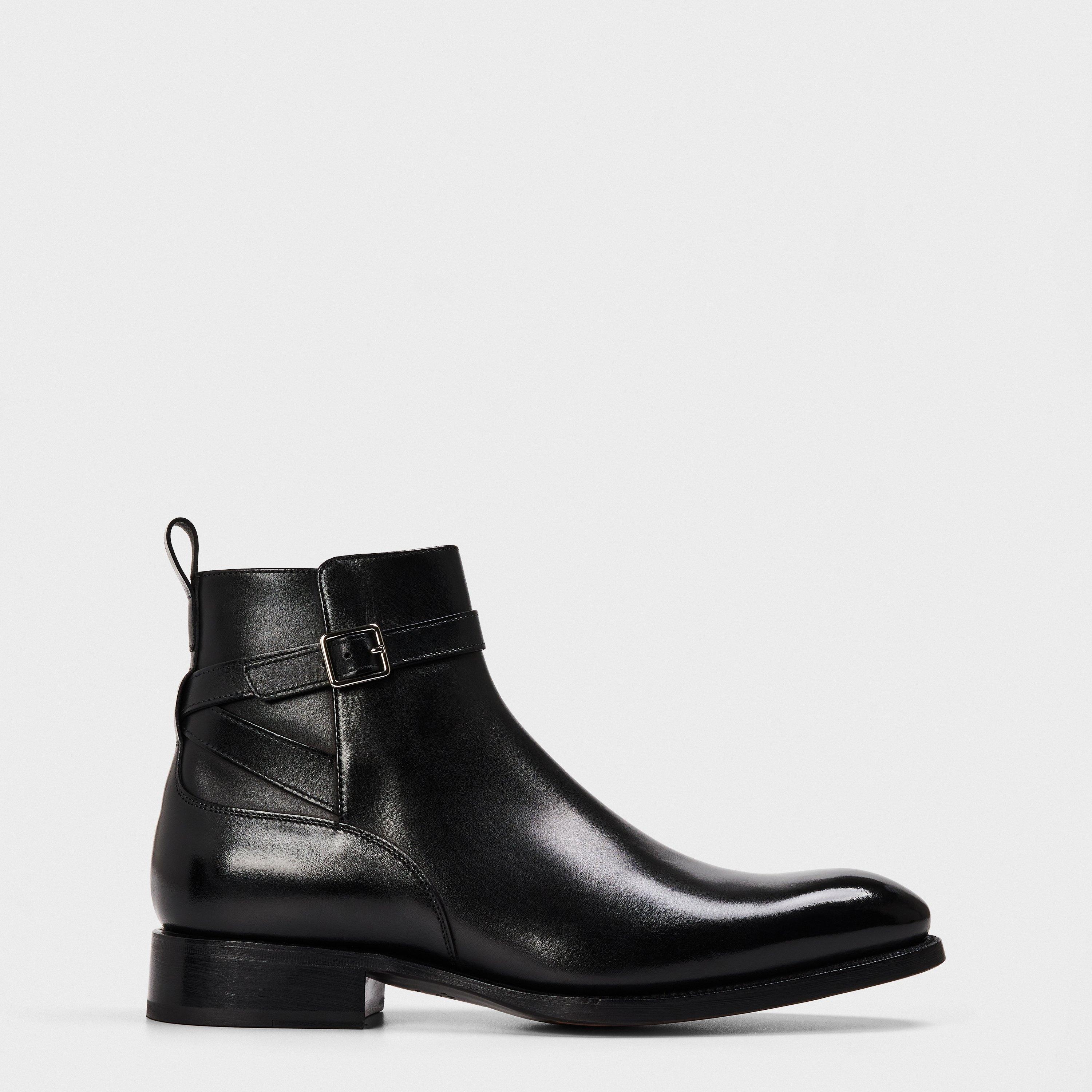 Black - Boss - Men's Rill Halb Buvpst Derby Shoes - 1
