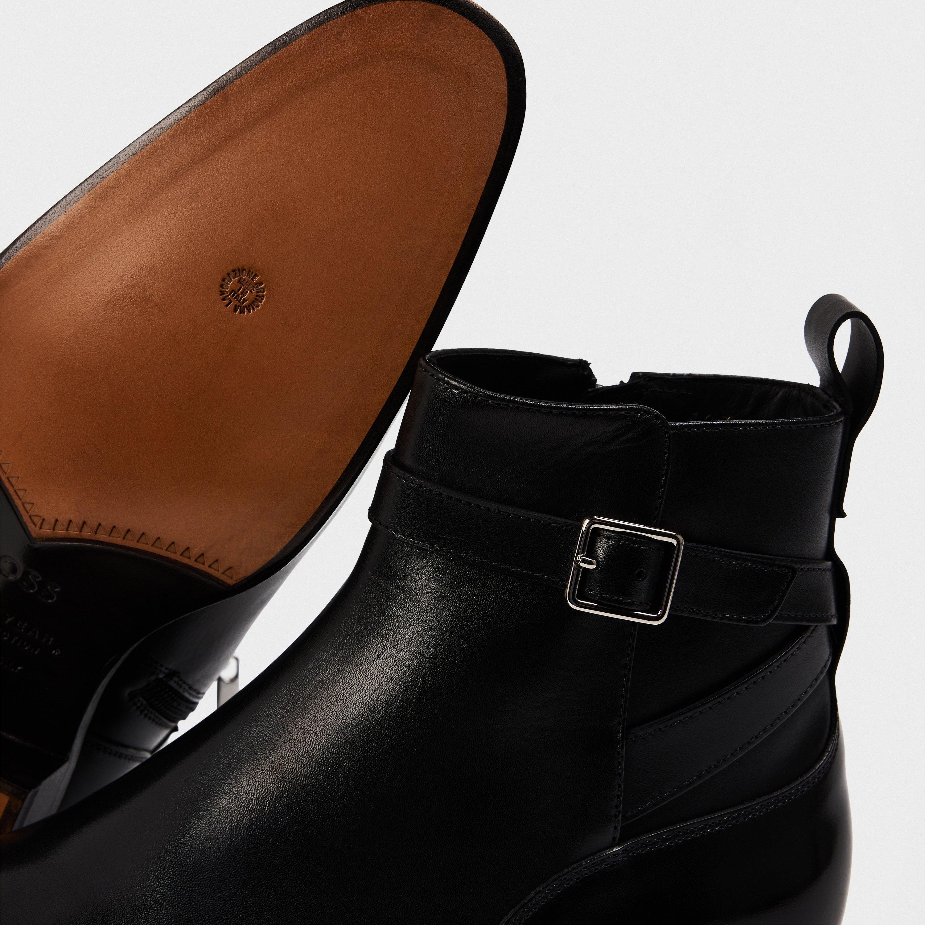 Black - Boss - Boss Rill Halb Buvpst 10193666 01 Derby Shoes Mens - 3