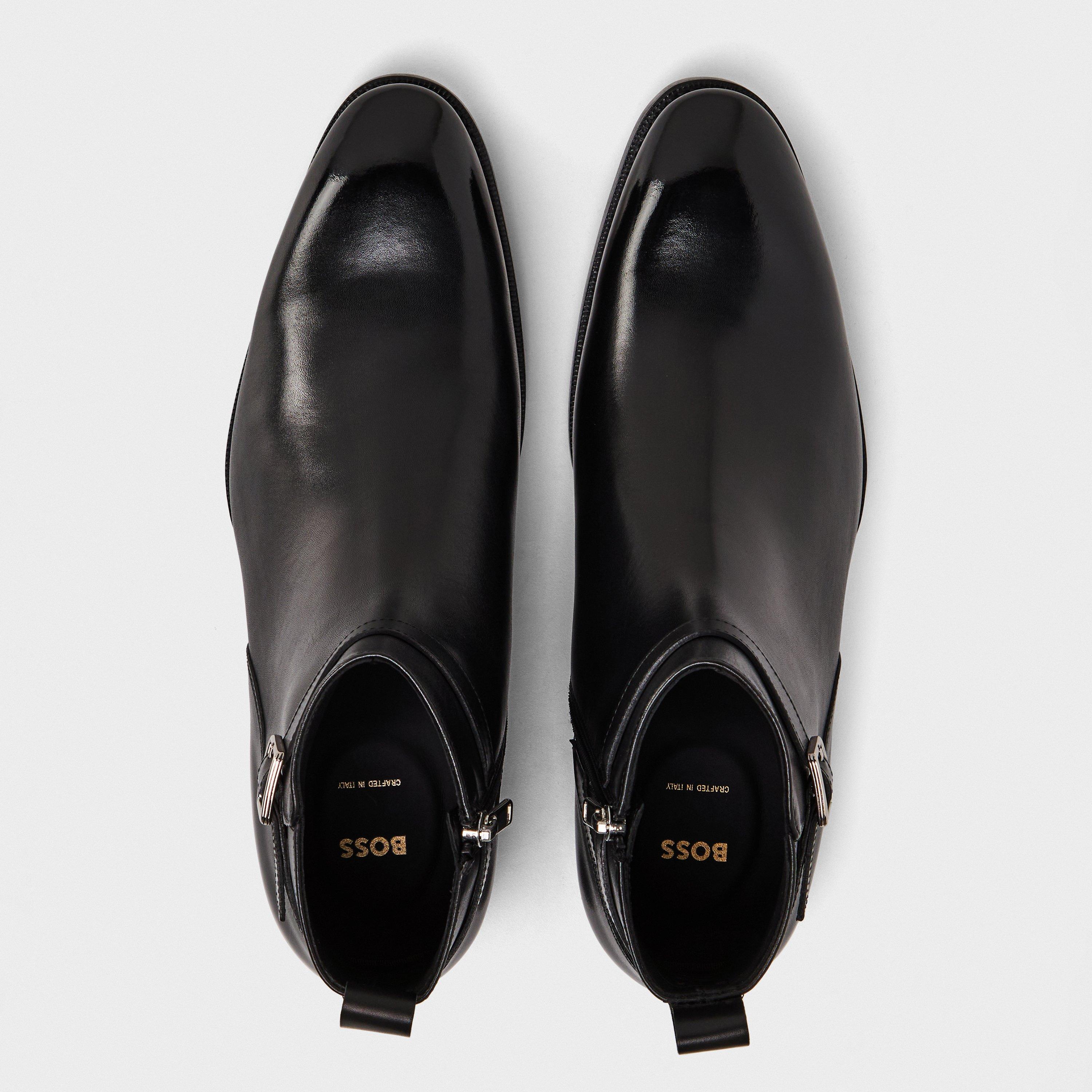 Black - Boss - Boss Rill Halb Buvpst 10193666 01 Derby Shoes Mens - 4