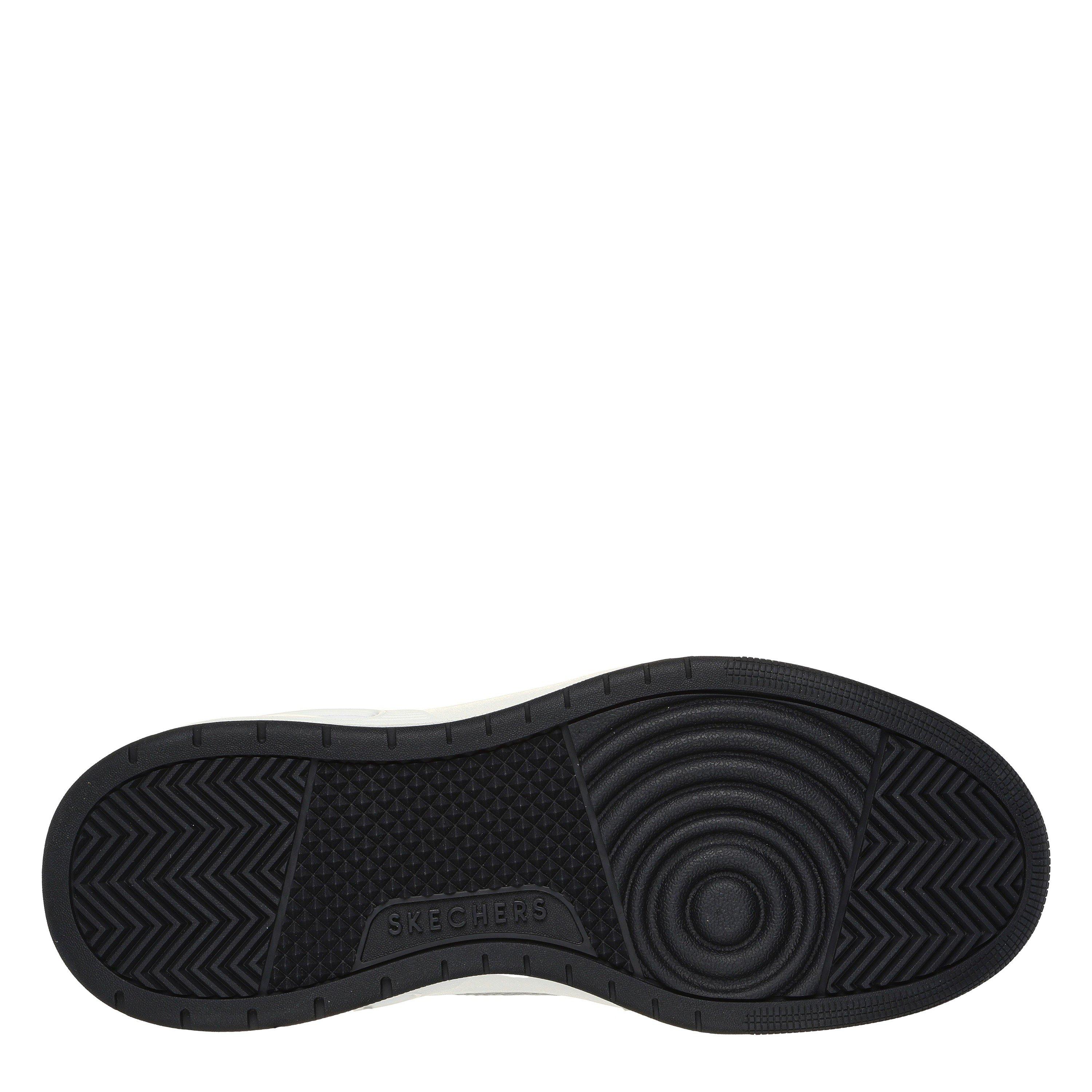 White Blue - Skechers - Uno Court Low-Post Mens Shoes - 4