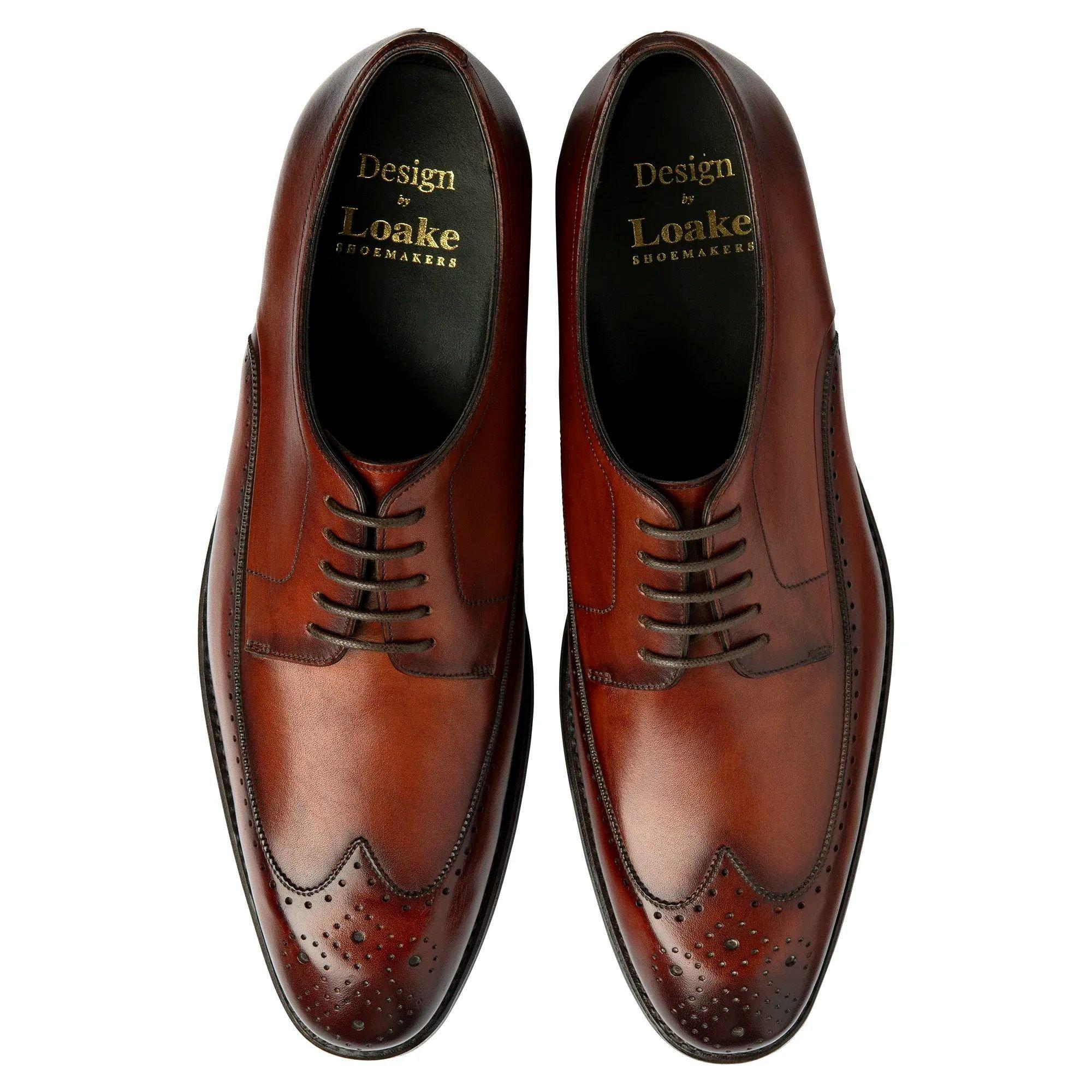 Brown - Loake - Men's Bale Brogues - 3