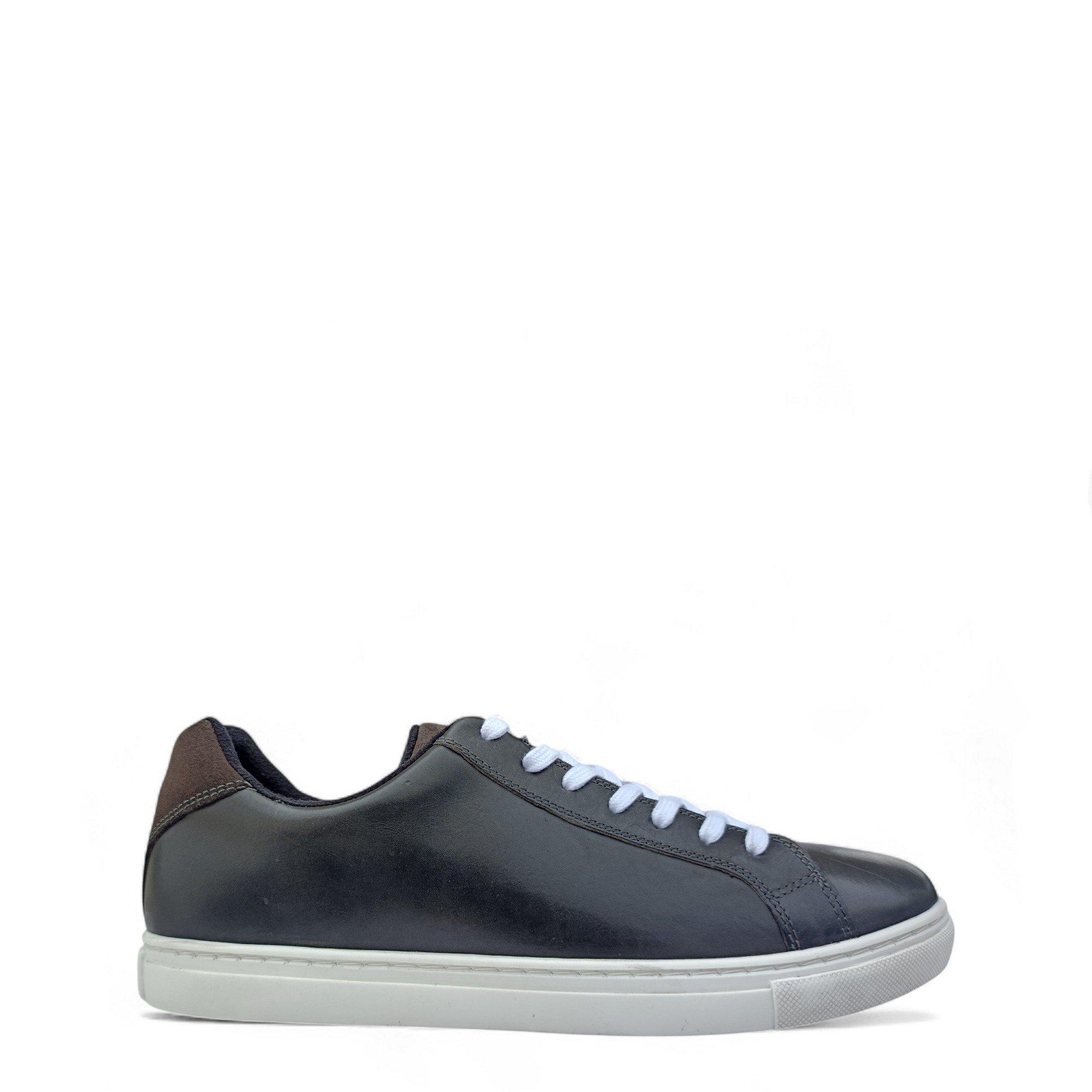 Grey - Firetrap - Men's Julian Moc Toe Formal Shoes - 1