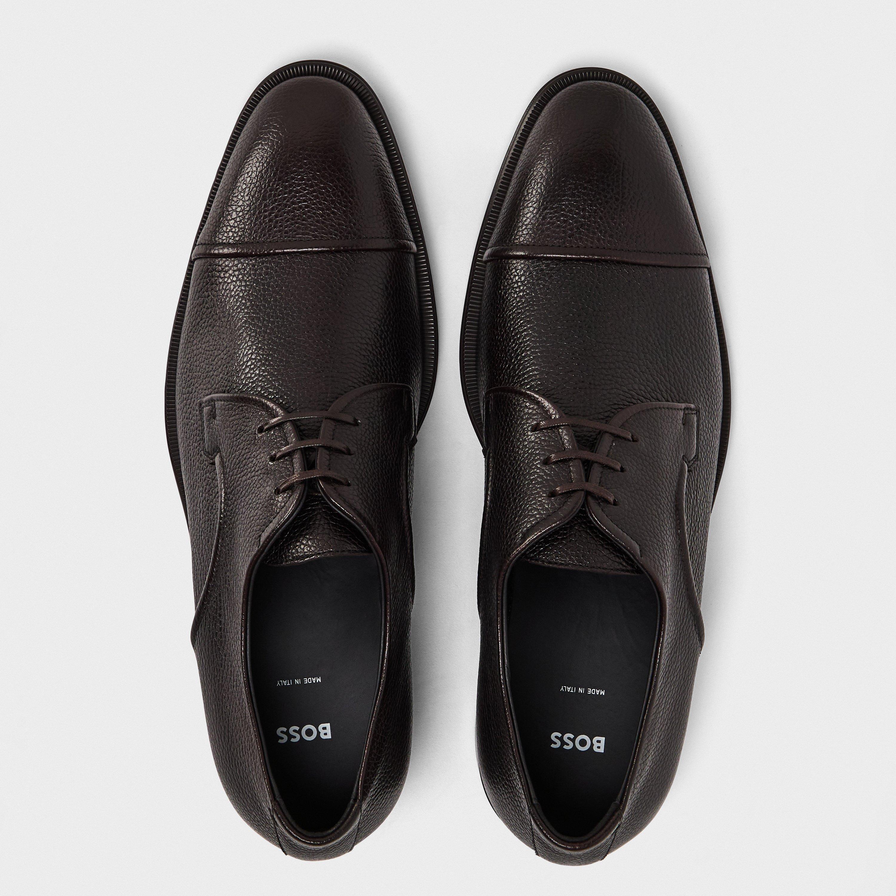 Dark Brown - Boss - Derrek Derby Shoes - 4