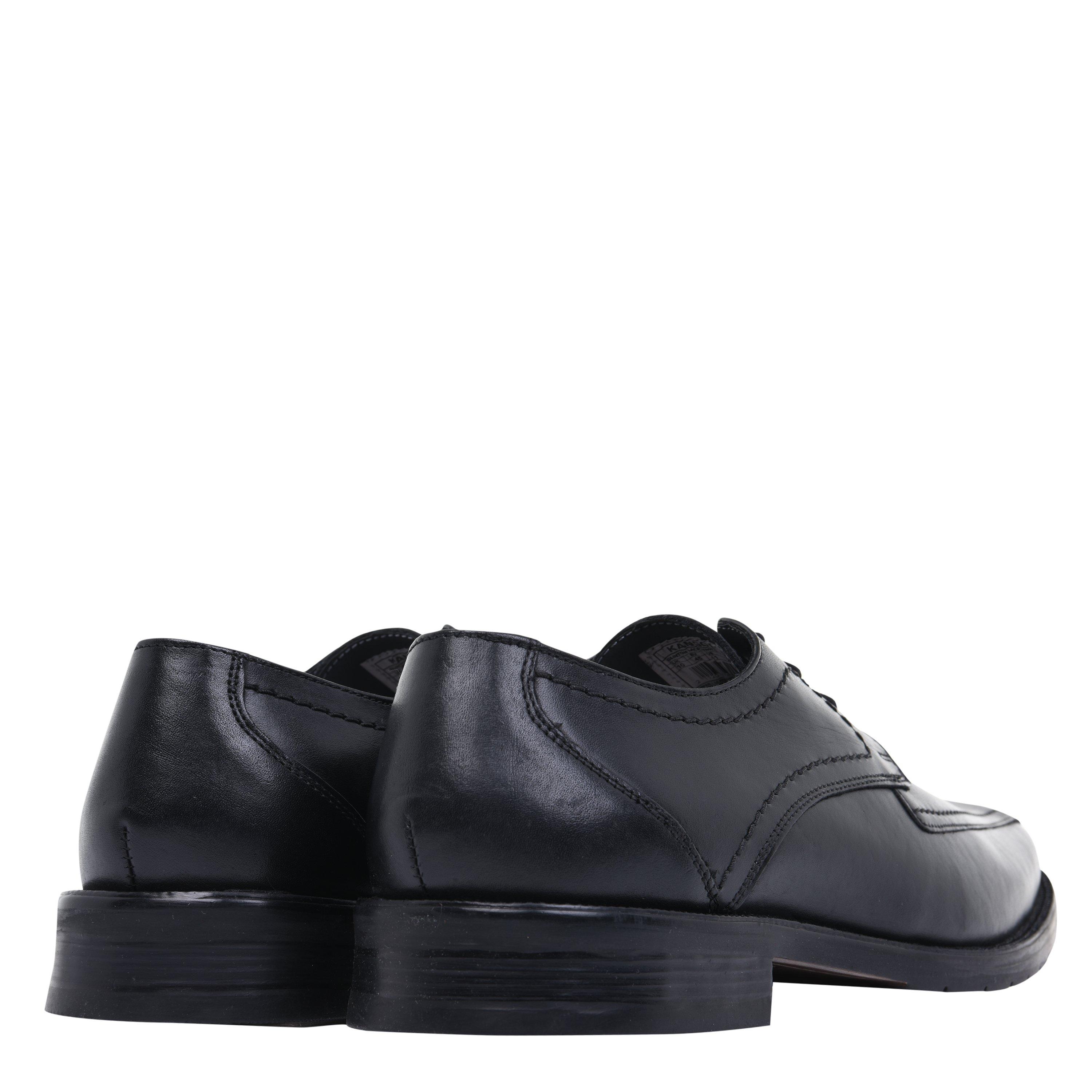 Zwart - Kangol - Glinton Lace Up Mens Shoes - 4