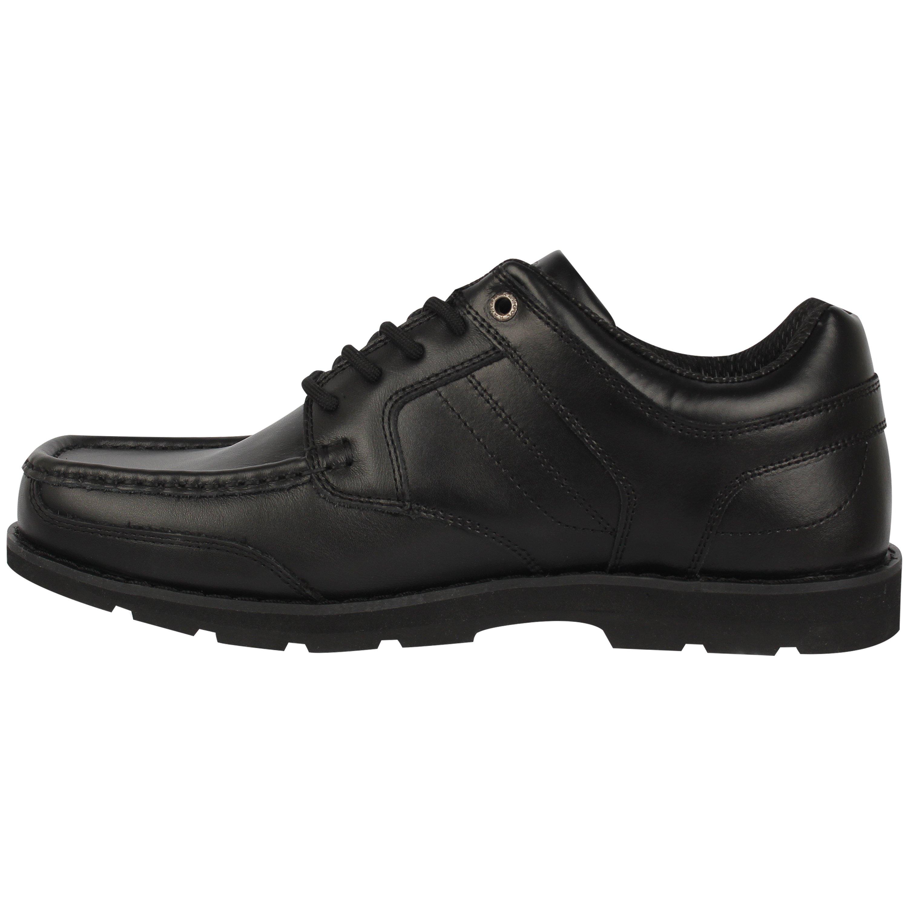 Black - Kangol - Harrow Leather Mens Shoes - 4