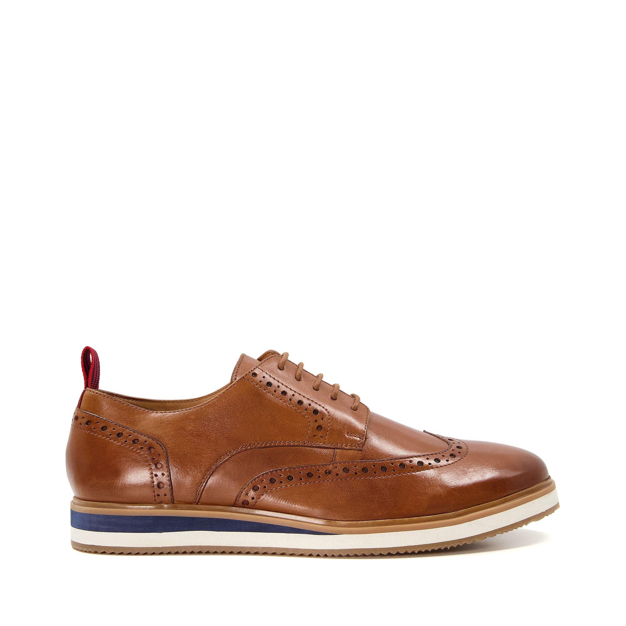 Dune London Men's Britle Brogues - Tan 511 - 8 (42)