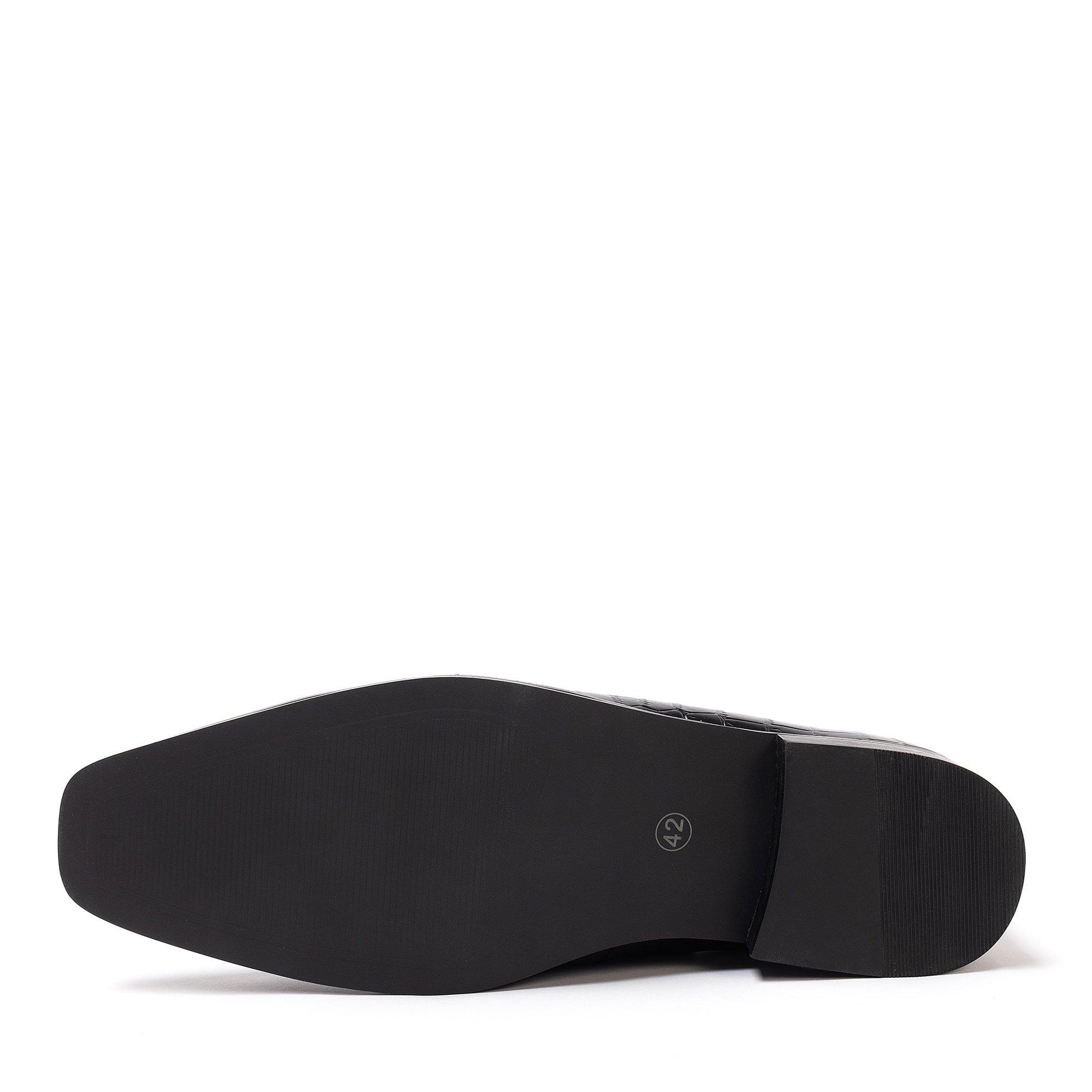 Sort - Giorgio - Leather Croc Men Oxford Dress Brogue Shoes - 5