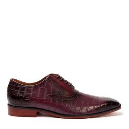 Giorgio Leather Croc Men Oxford Dress Brogue Shoes