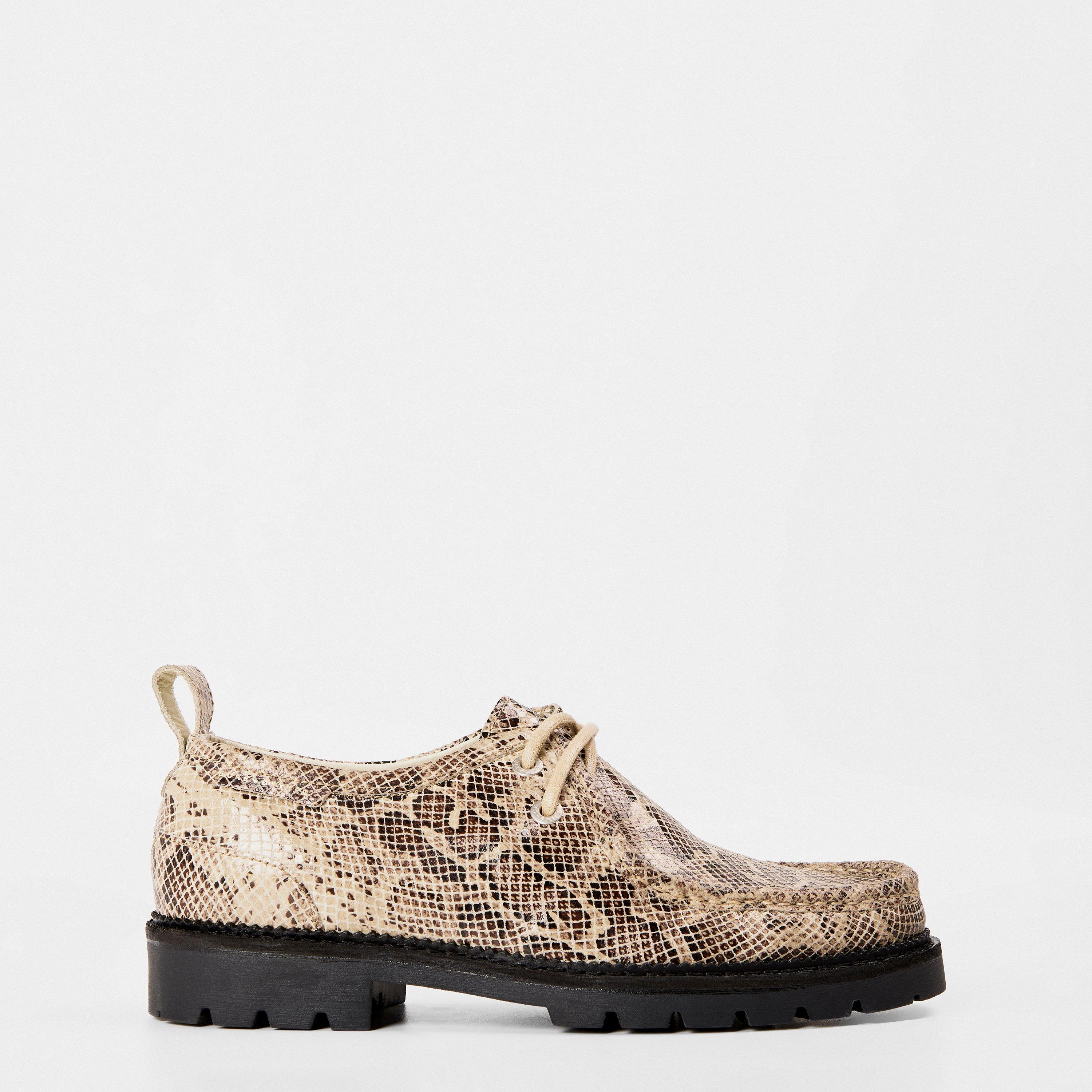 Duke And Dexter Men's Moc Toe Formal Shoes - Snake Skin - 9 (43)