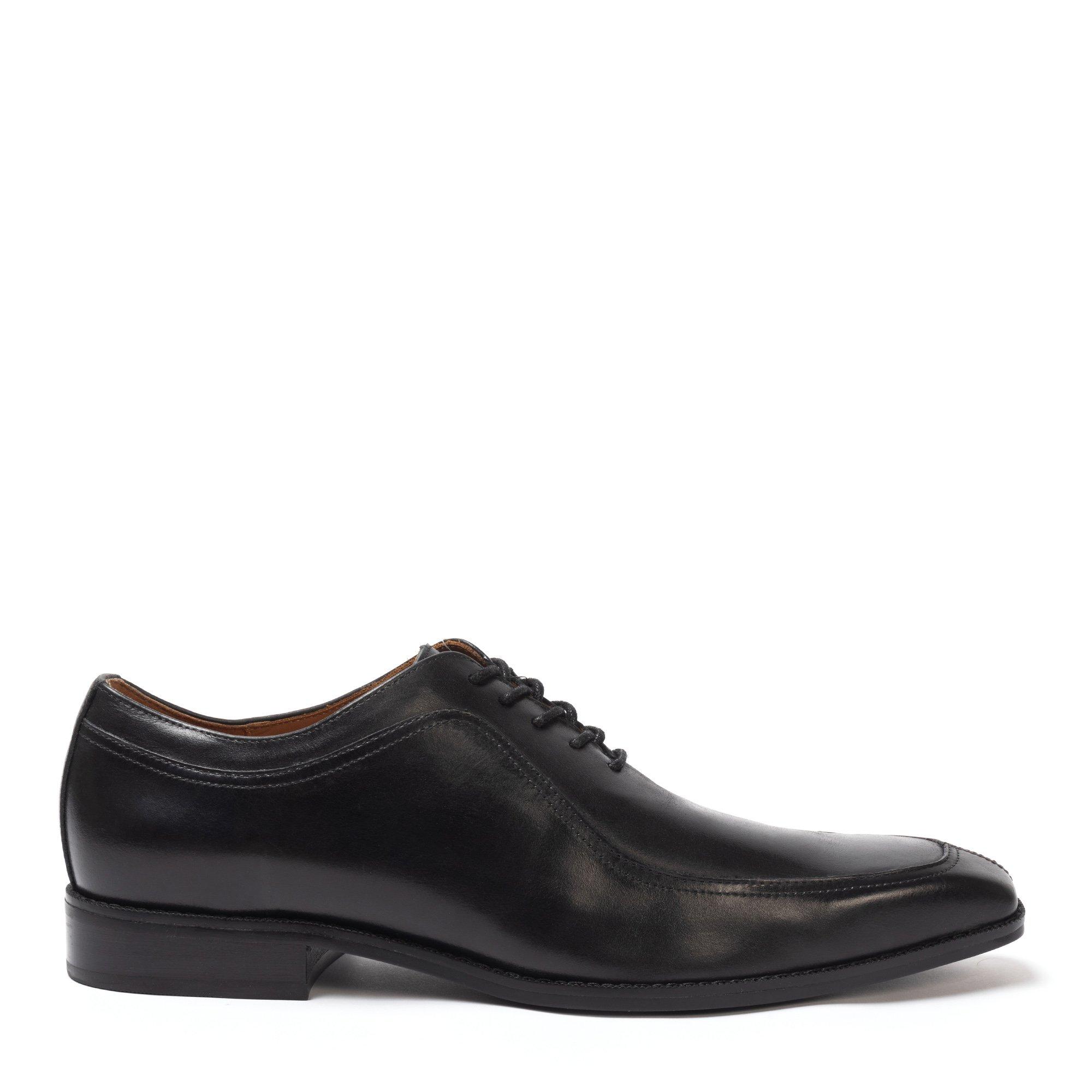 Giorgio Men's Leather Oxford Dress Formal Shoes - Black - 6.5 (40)