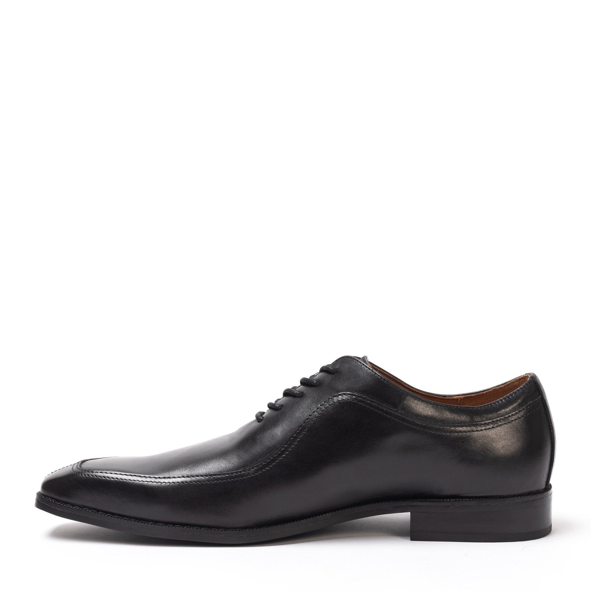 Zwart - Giorgio - Leather Oxford Dress Formal Men Shoes - 6